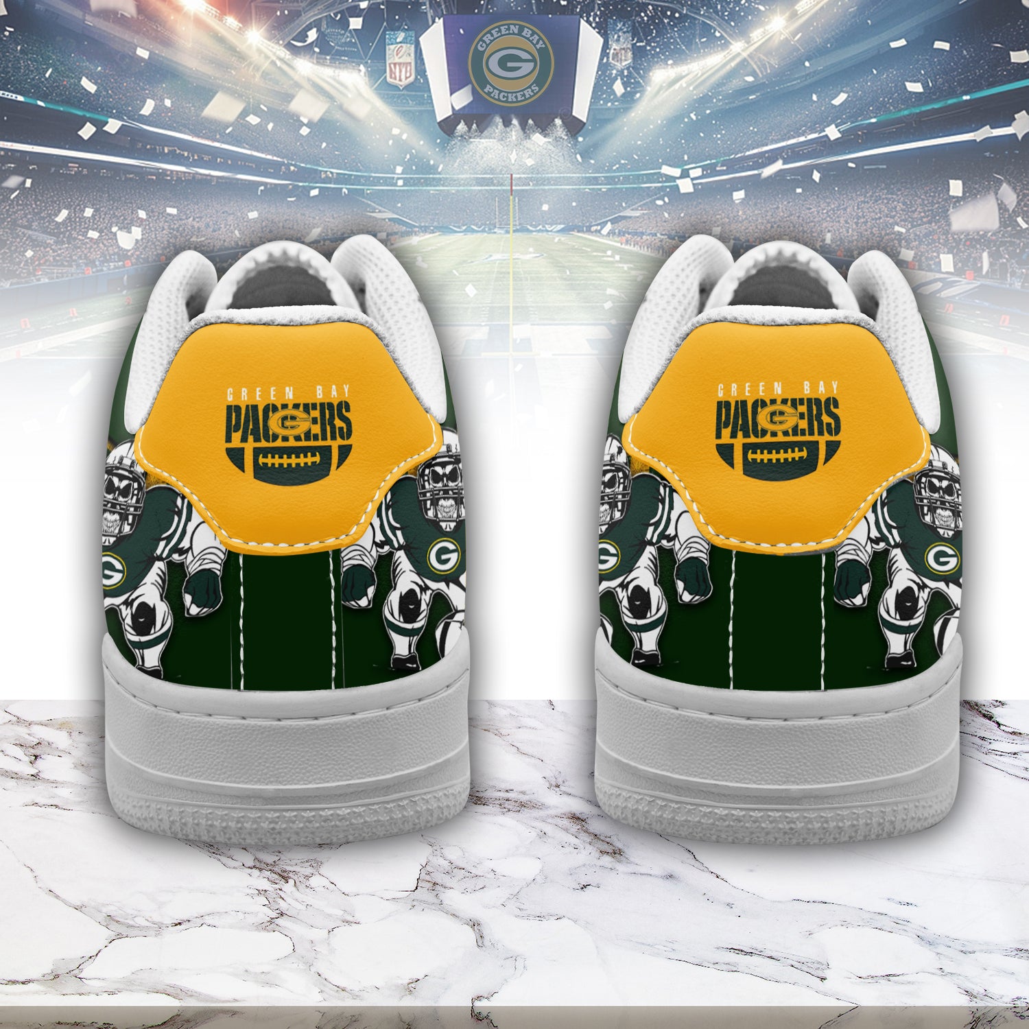Green Bay Packers Air Low-Top Sneakers Shoes 2026