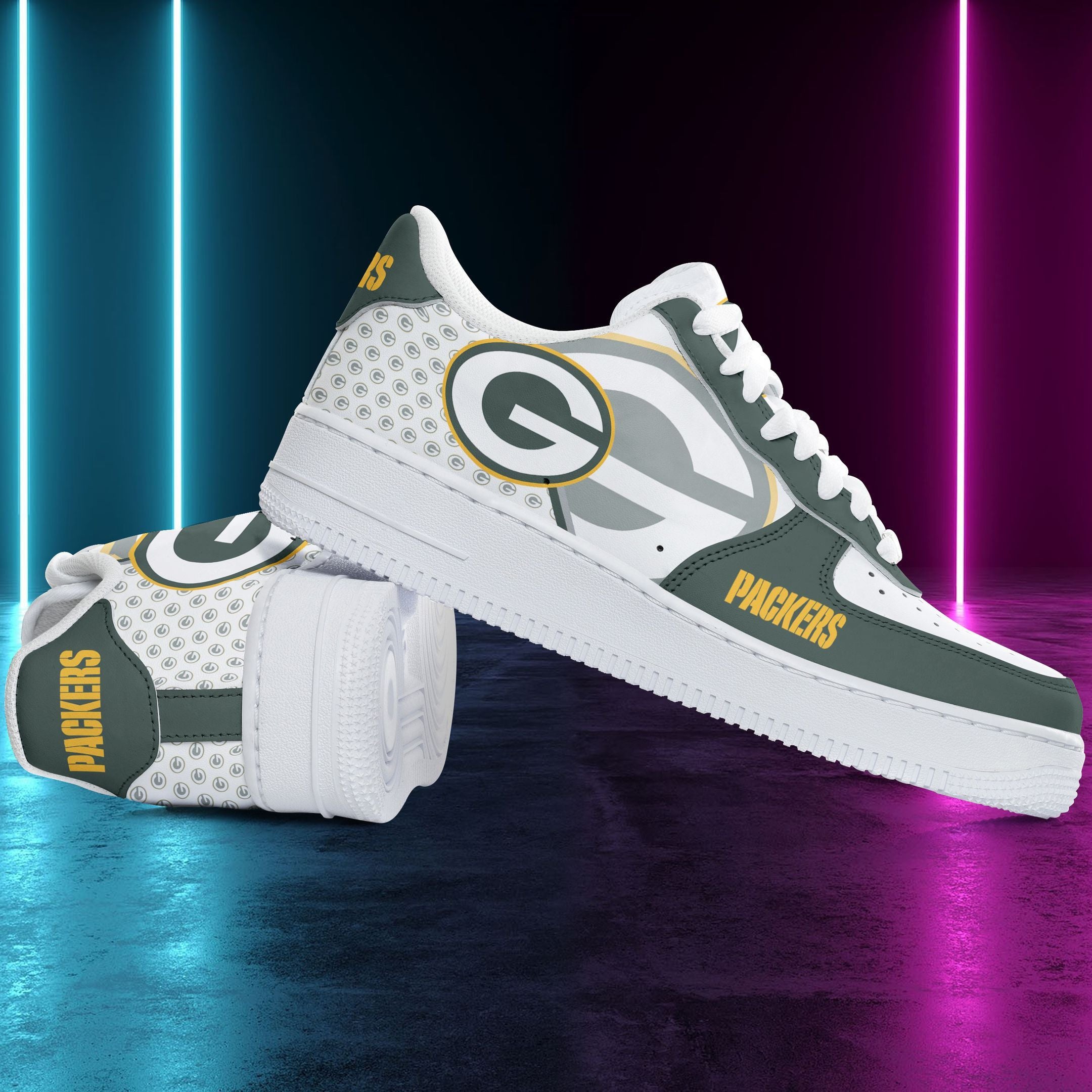 Green Bay Packers NFL Air Low-Top Sneakers Shoes 2026