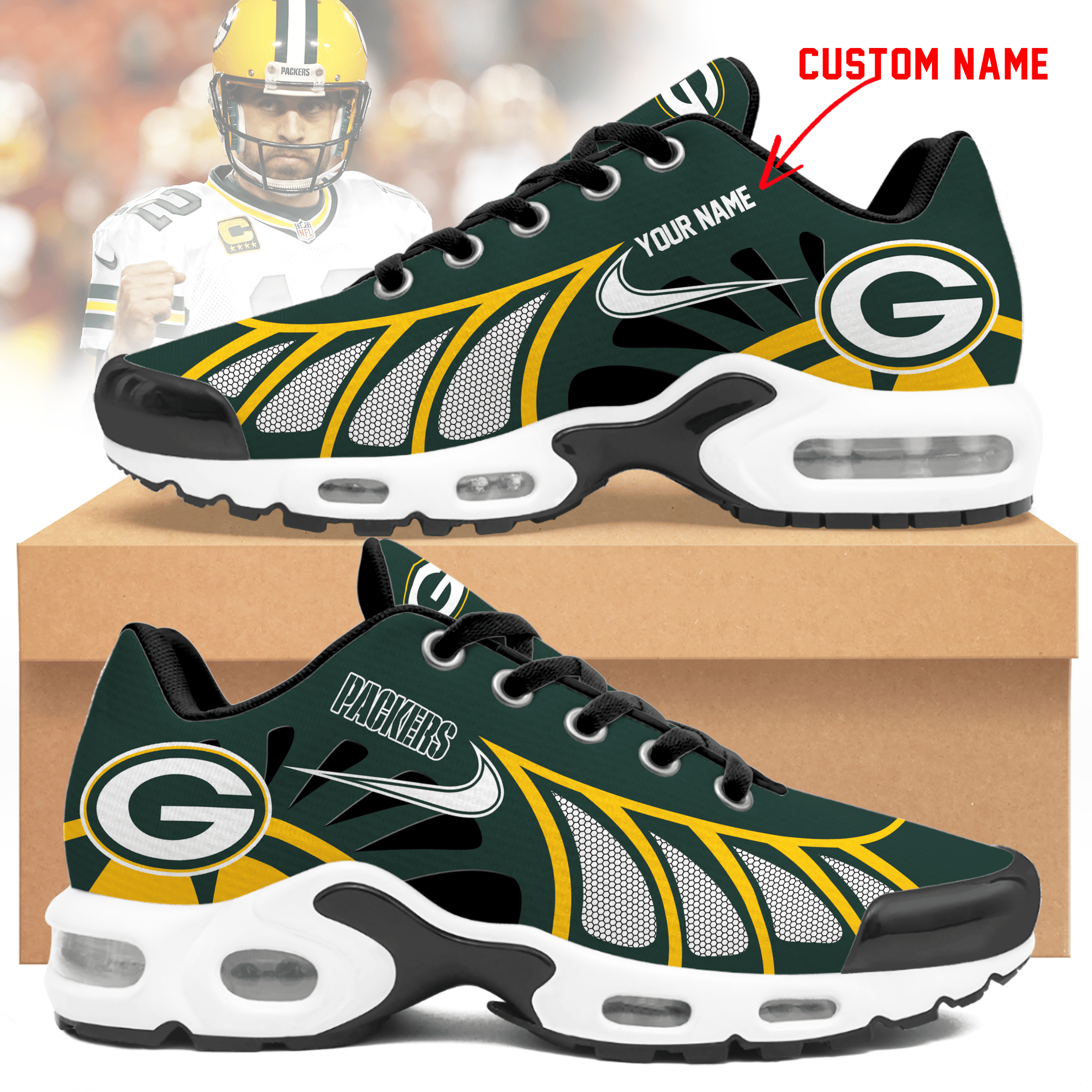 Green Bay Packers TN Shoes Sneakers 2026
