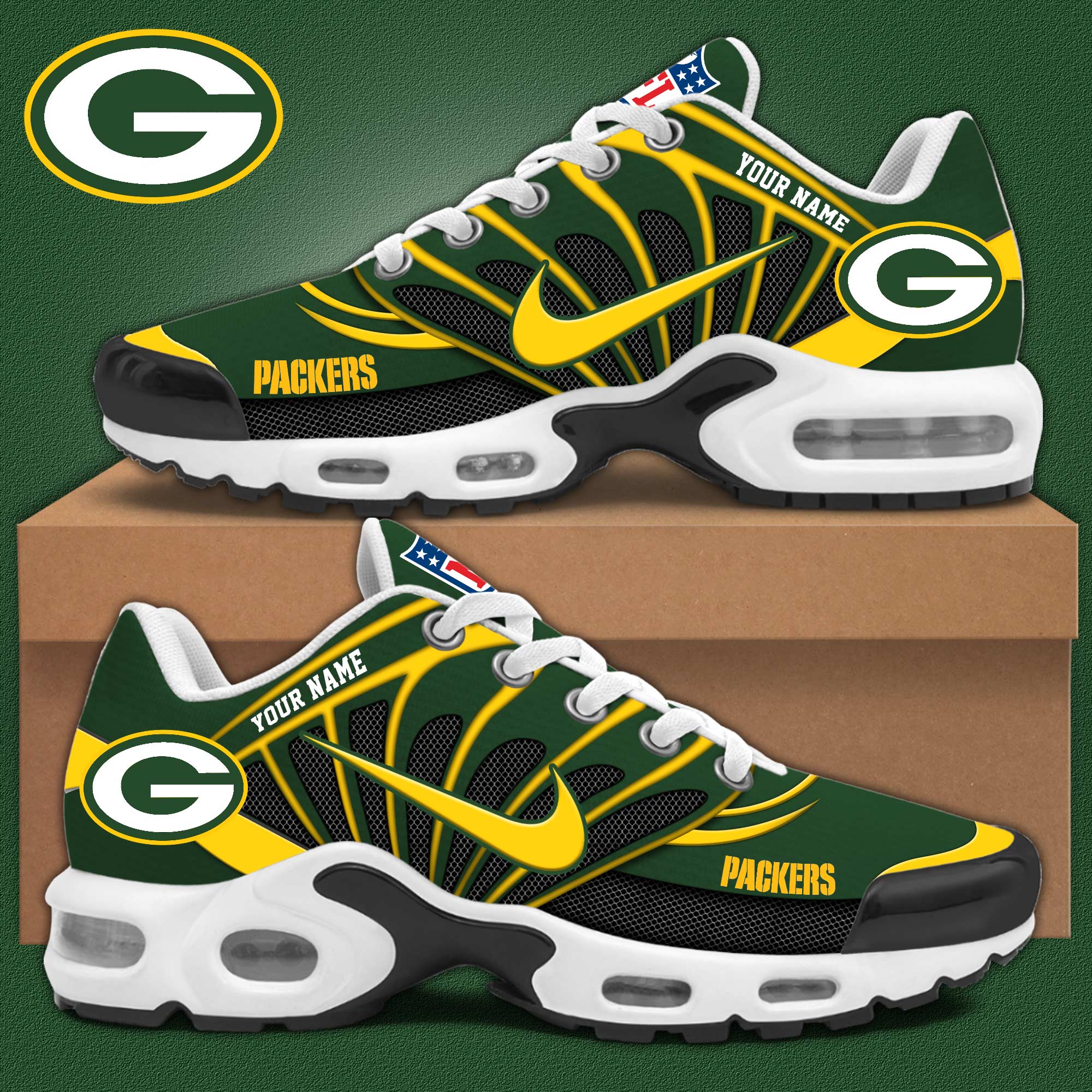 Green Bay Packers TN Shoes Sneakers 2026