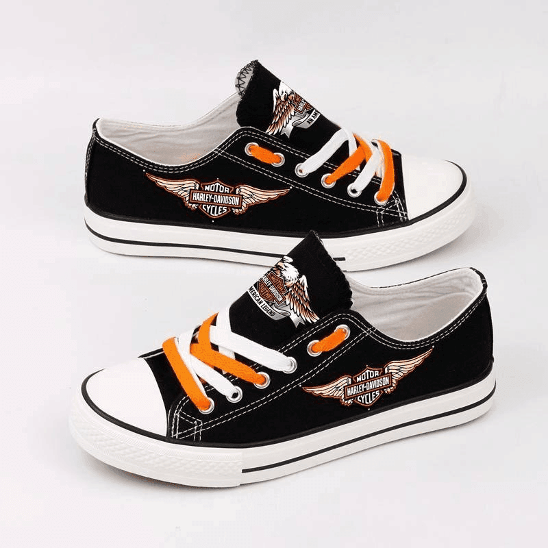 Harley Davidson Low Top Canvas Sneakers Shoes 2026