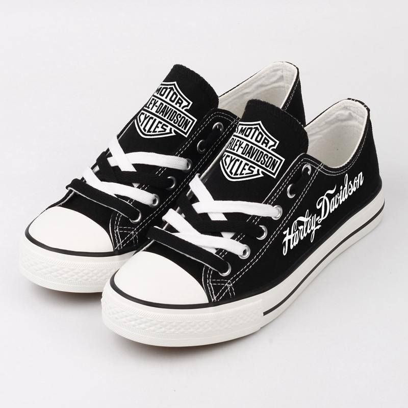 Harley Davidson Low Top Canvas Sneakers Shoes 2026