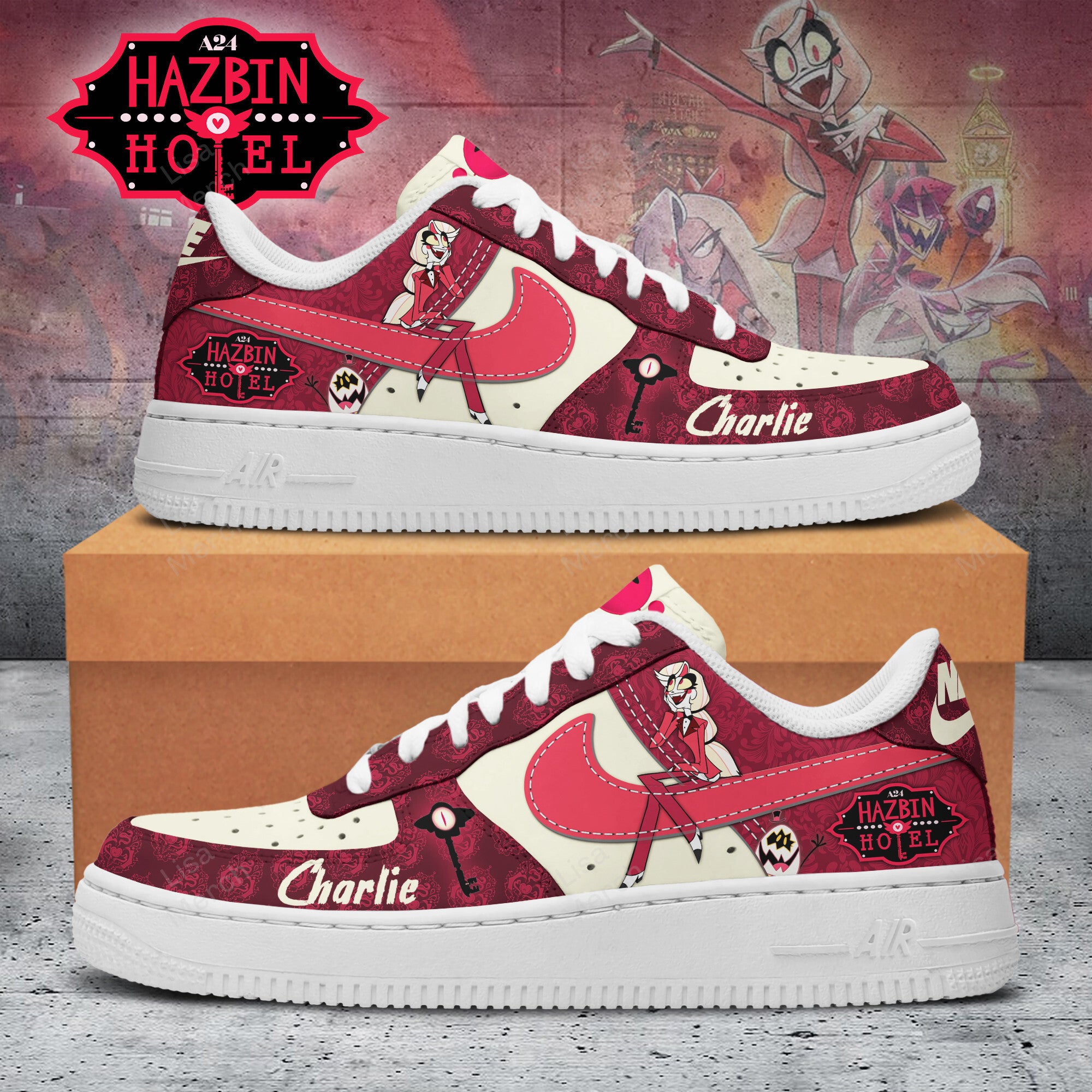 Hazbin Hotel Air Low-Top Sneakers Shoes 2026