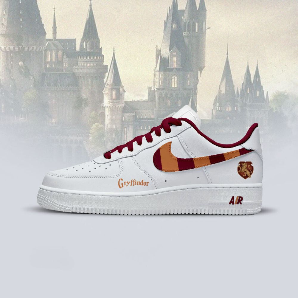 Hogwart White Grinfindor Air Low-Top Sneakers Shoes 2026