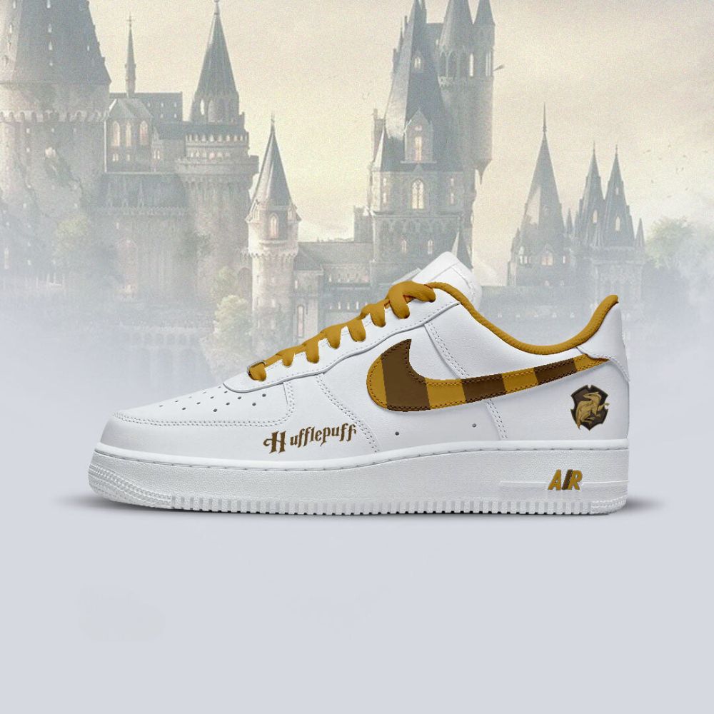 Hogwart White Hufflepuff Air Low-Top Sneakers Shoes 2026