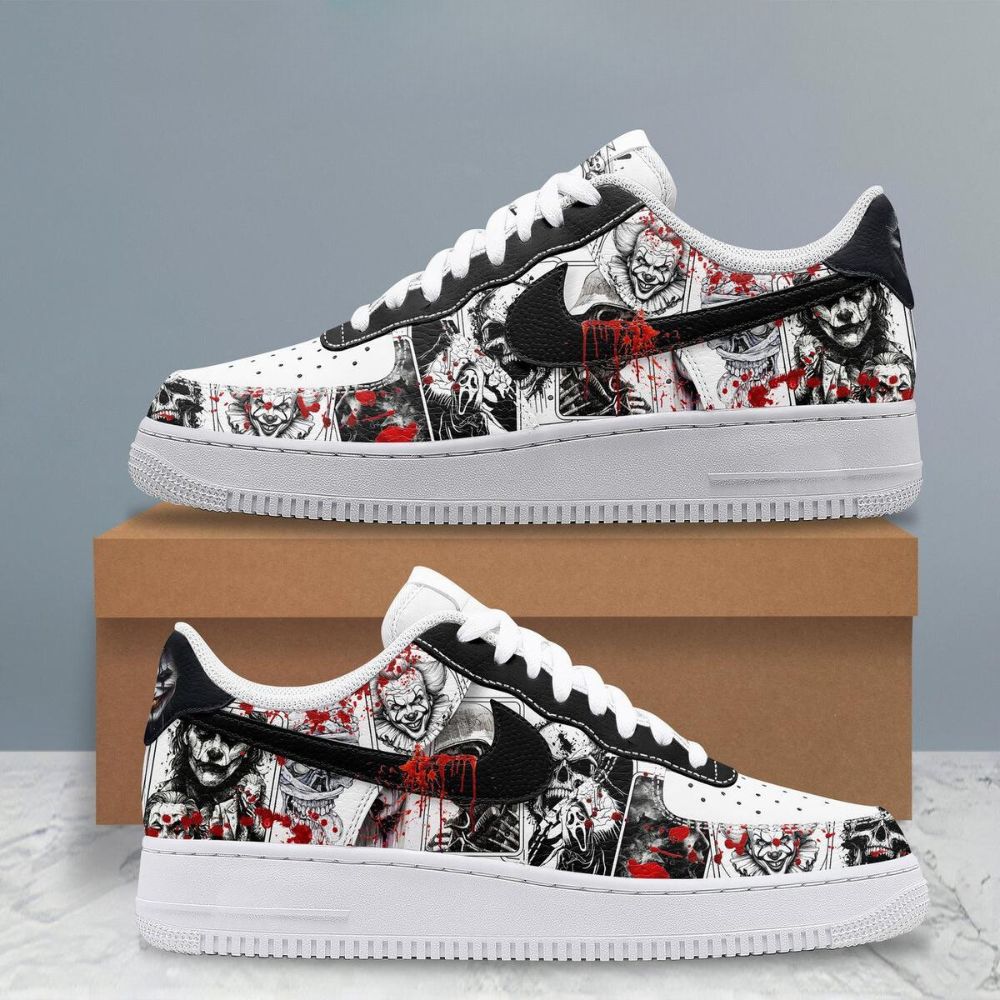 Horror Movies Club In Halloween Air Low-Top Sneakers Shoes 2026