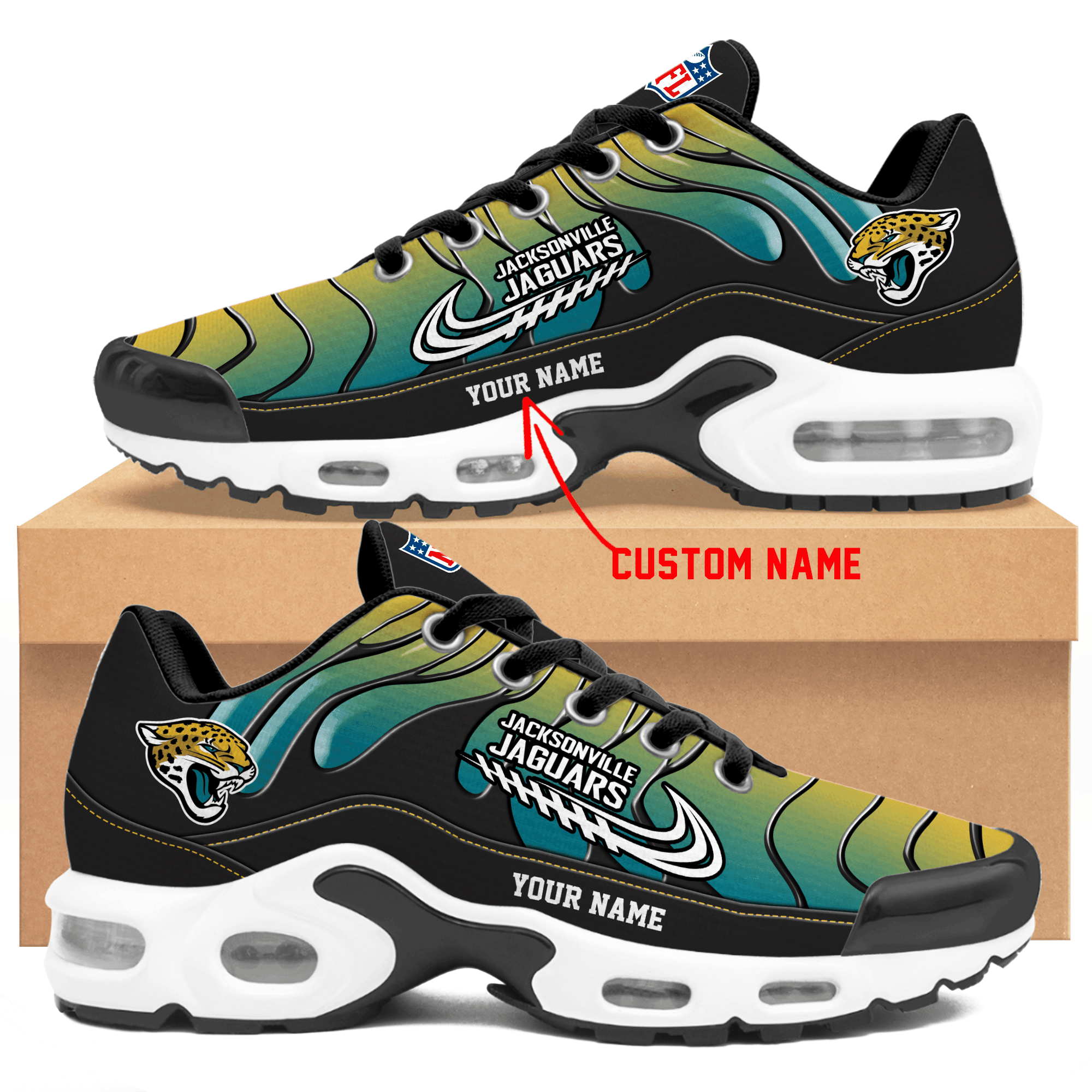 Jacksonville Jaguars TN Shoes Sneakers 2026
