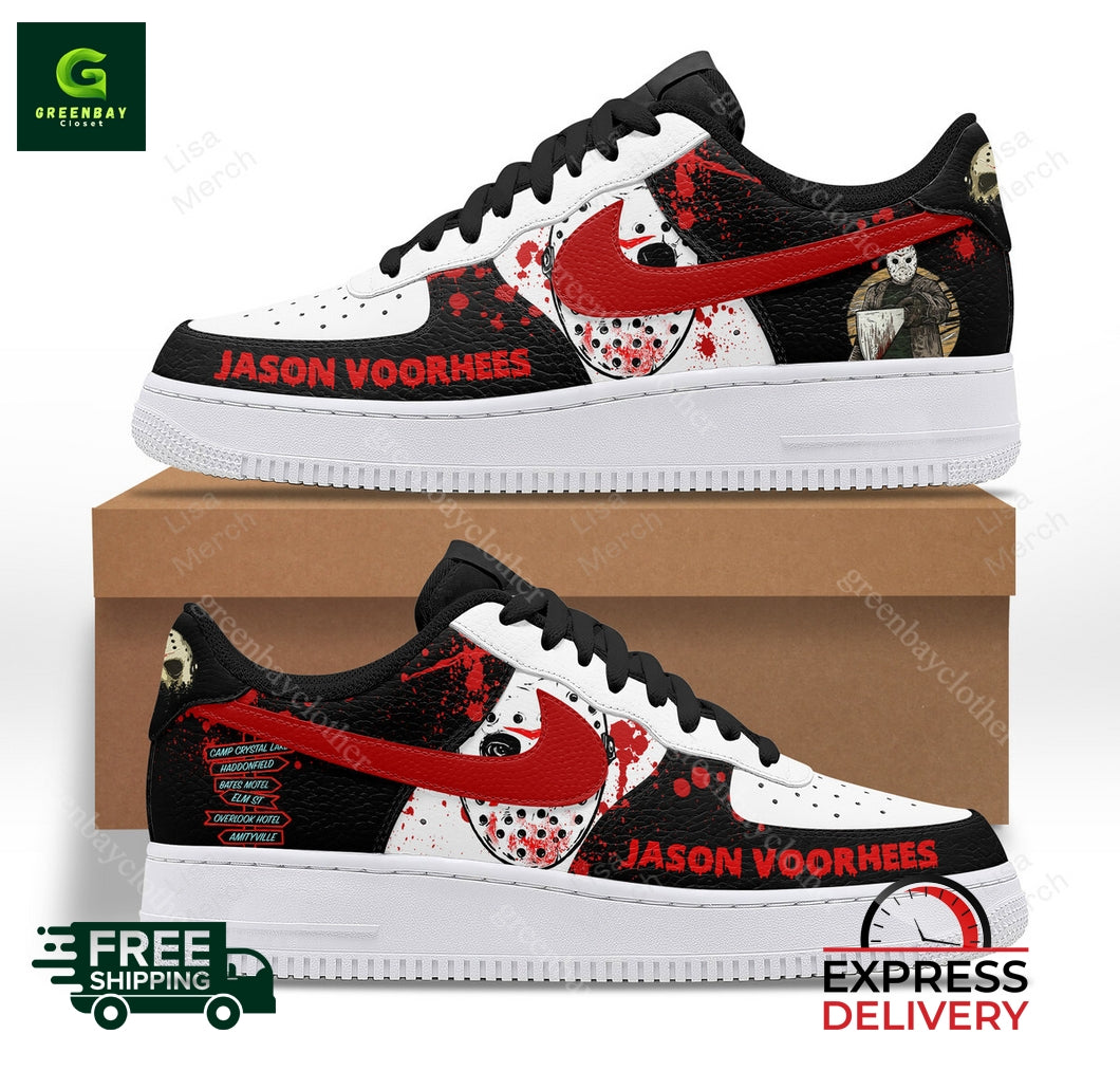 Jason Voorhees Horror Movies Air Low-Top Sneakers Shoes 2026