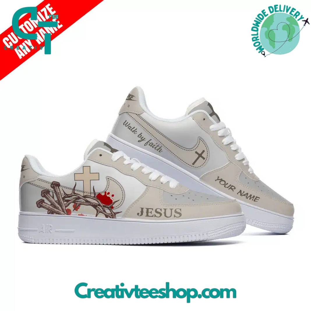 Jesus Walk by Faith Air Low-Top Sneakers Shoes 2026