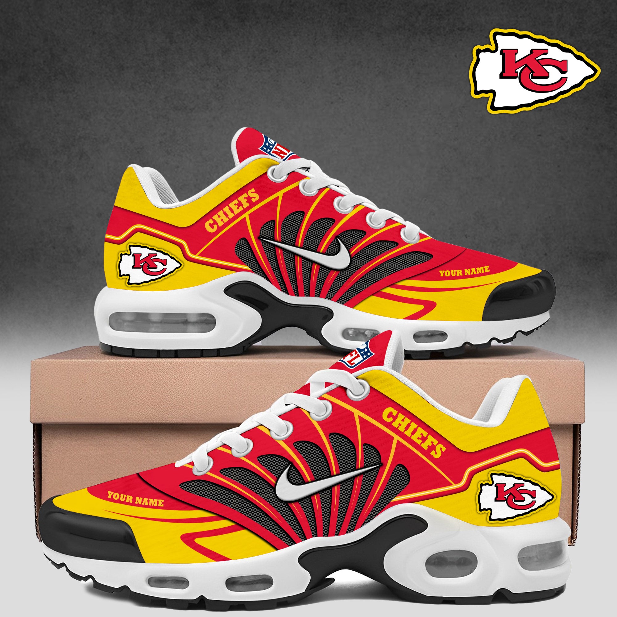 Kansas City Chiefs TN Shoes Sneakers 2026