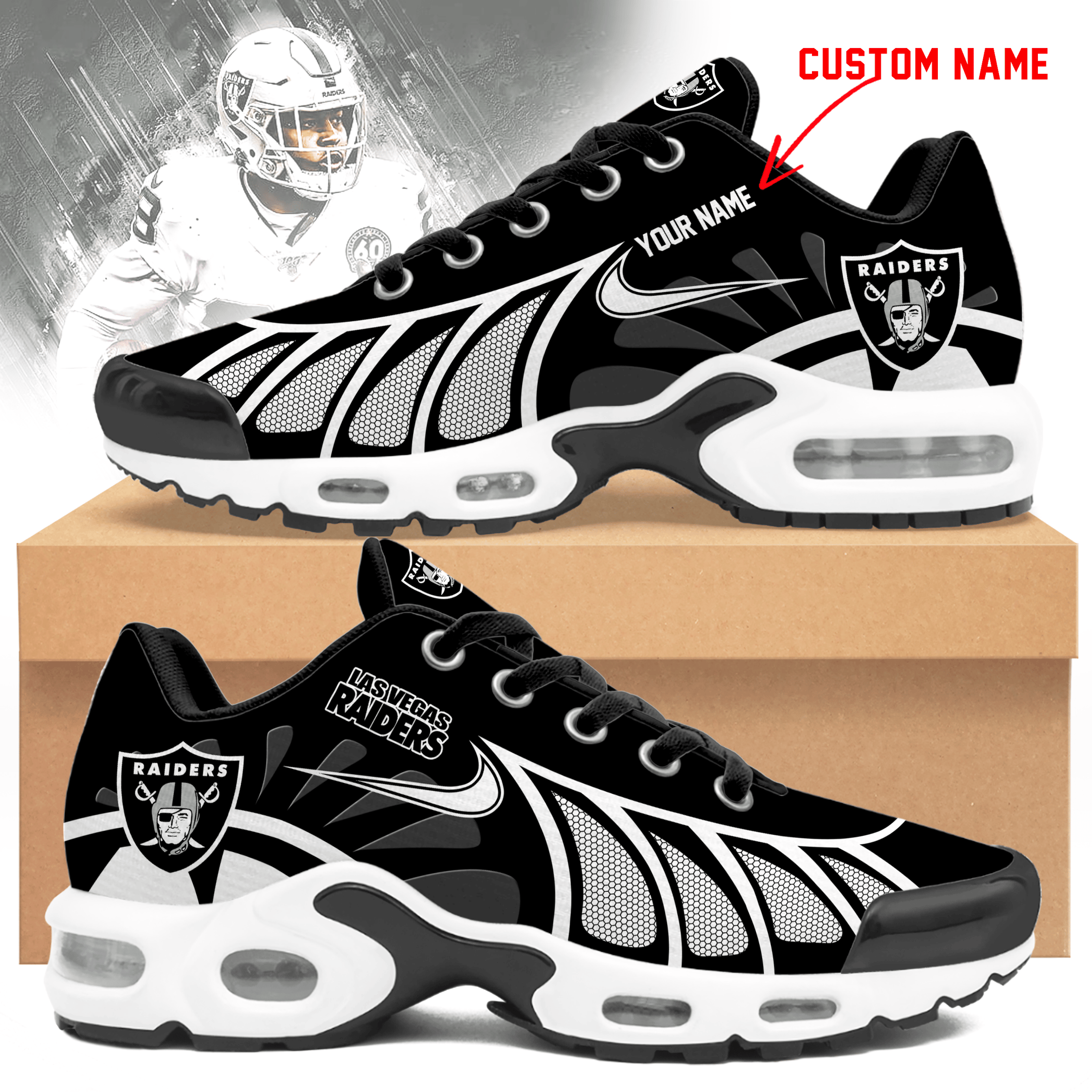 Las Vegas Raiders TN Shoes Sneakers 2026