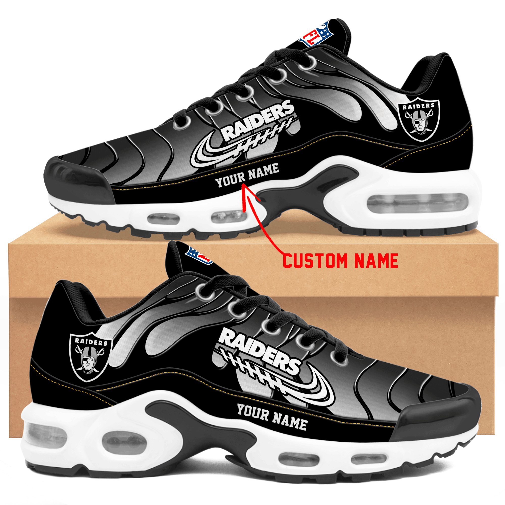 Las Vegas Raiders TN Shoes Sneakers 2026
