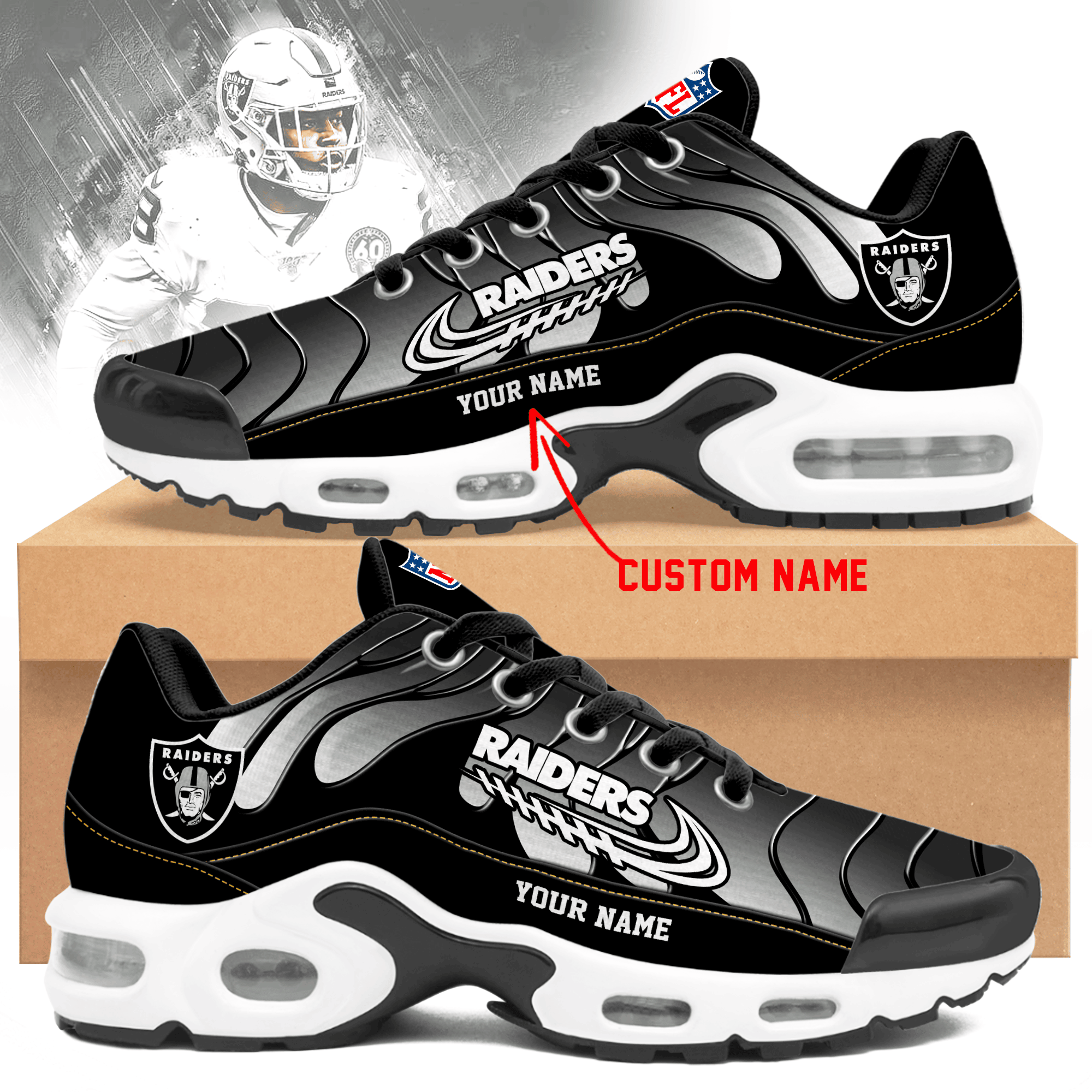 Las Vegas Raiders TN Shoes Sneakers 2026