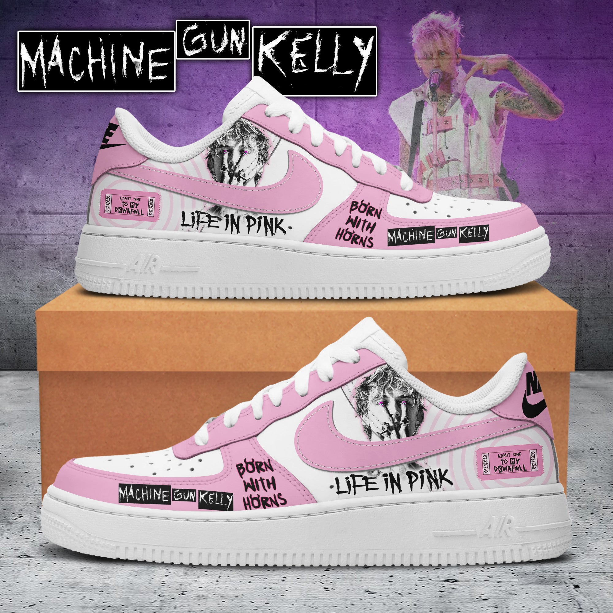 Machine Gun Kelly Air Low-Top Sneakers Shoes 2026