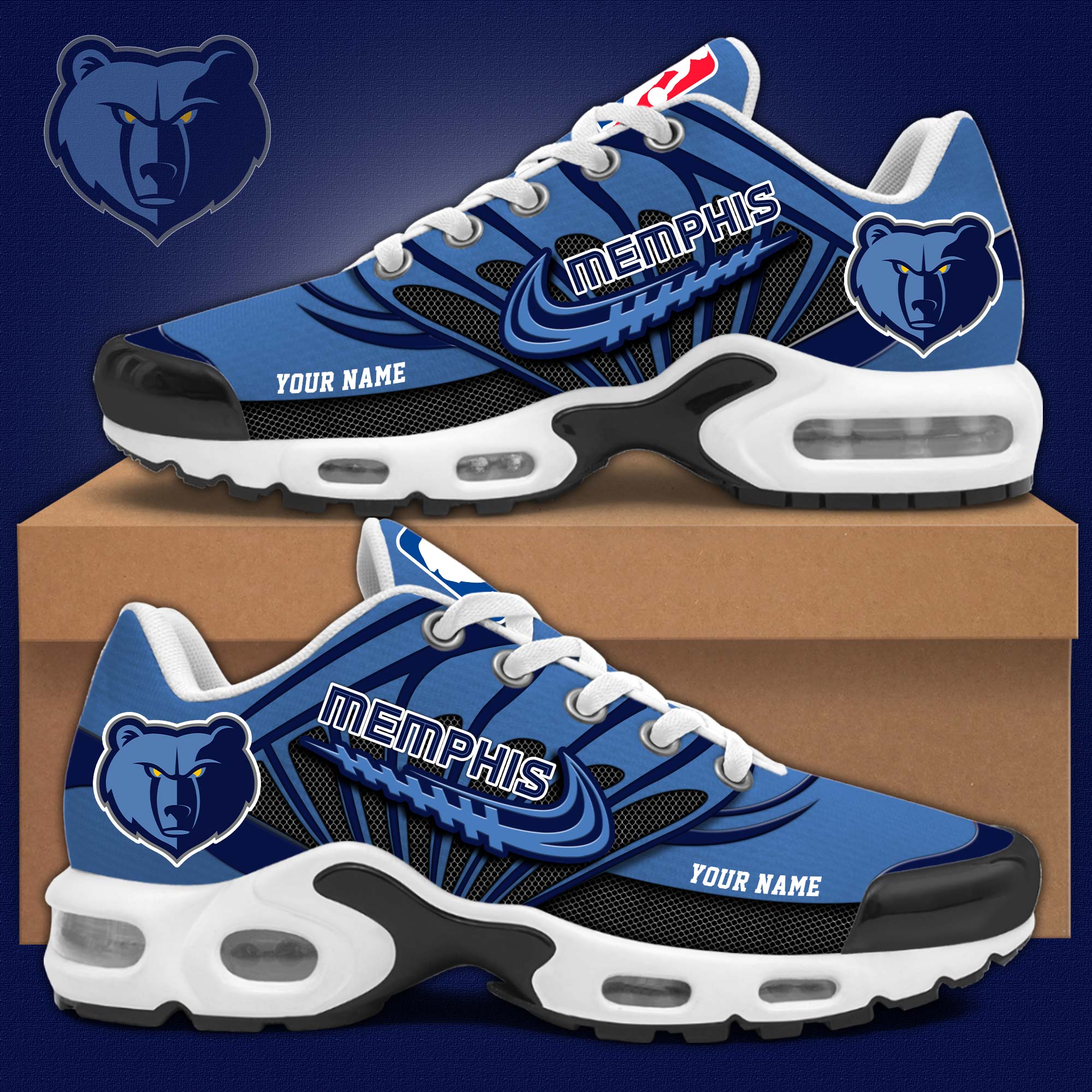 Memphis Grizzlies TN Shoes Sneakers 2026