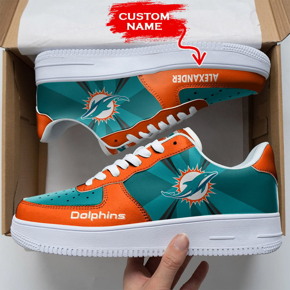 Miami Dolphins NFL Air Low-Top Sneakers Shoes 2026