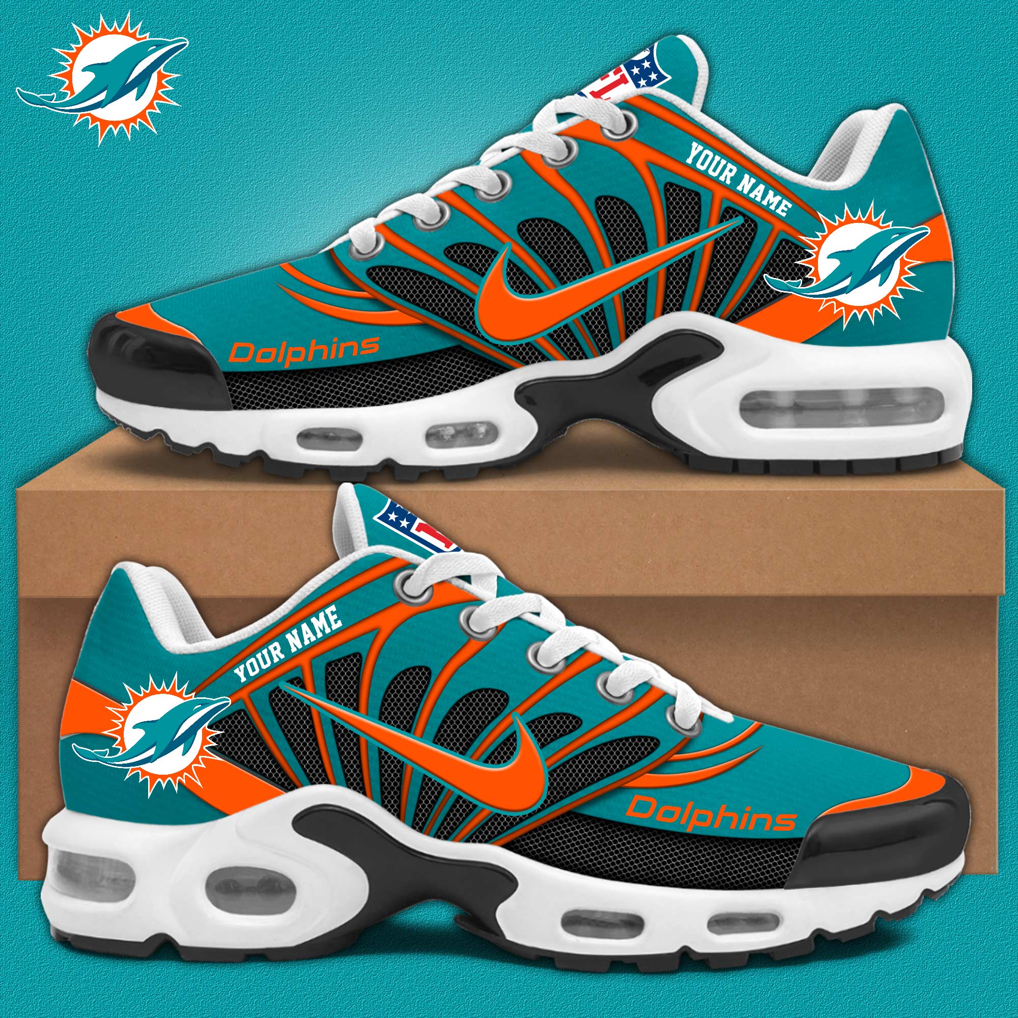 Miami Dolphins TN Shoes Sneakers 2026