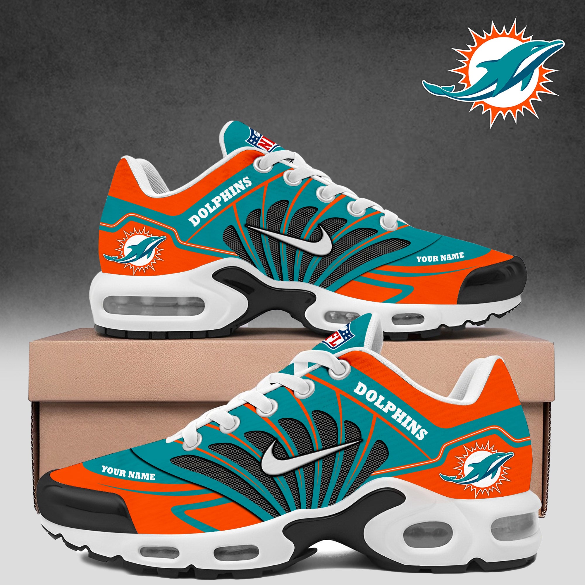 Miami Dolphins TN Shoes Sneakers 2026