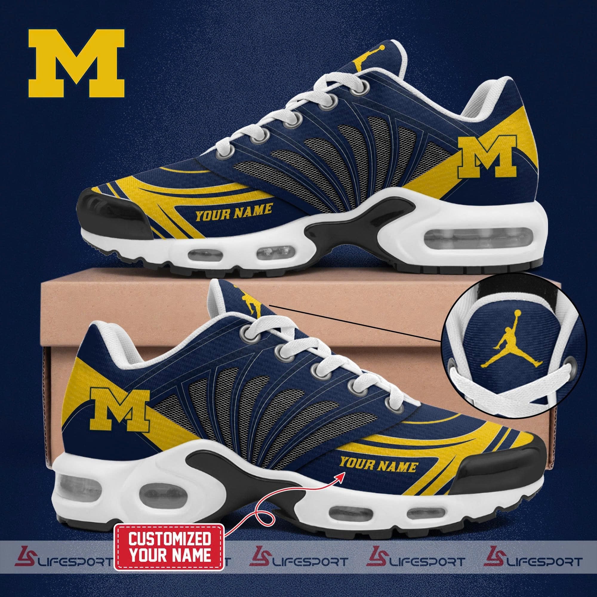 Michigan Wolverines TN Shoes Sneakers 2026