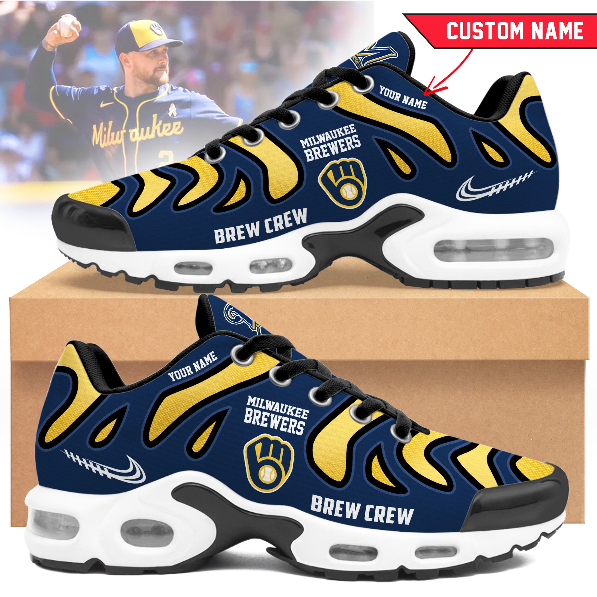 Milwaukee Brewers TN Shoes Sneakers 2026