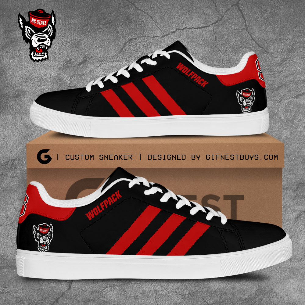 FootGearElite NC State Wolfpack Skate Stan Shoes Sneakes For Men And Women 1