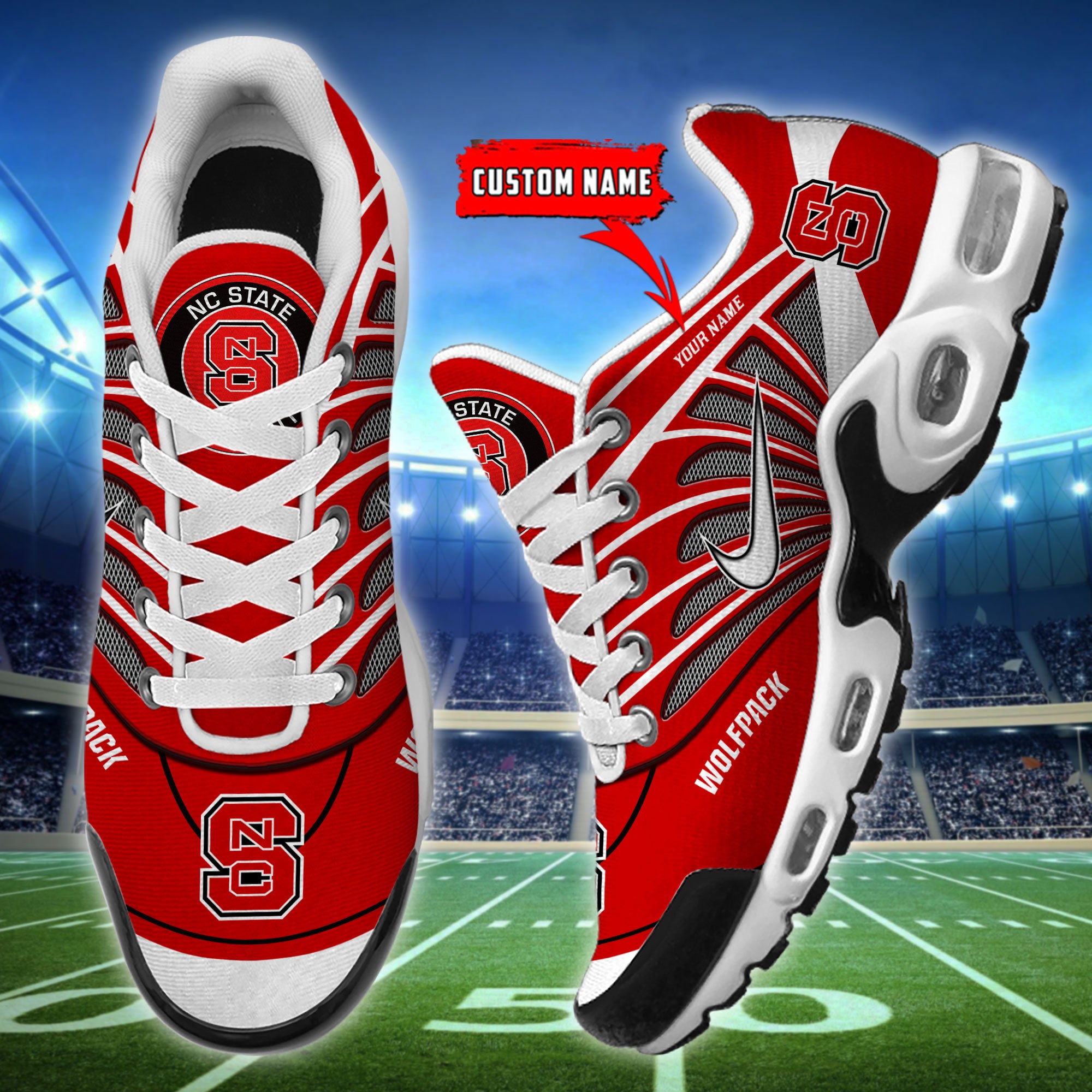 NC State Wolfpack TN Shoes Sneakers 2026