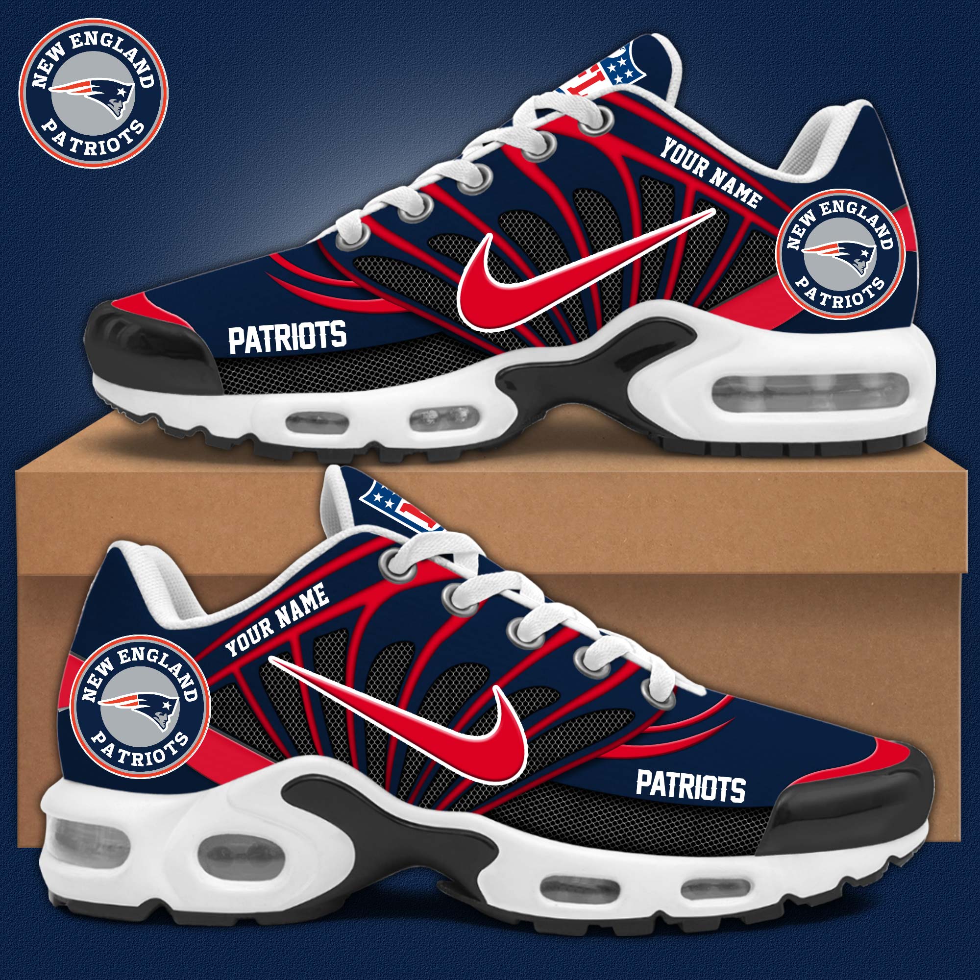 New England Patriots TN Shoes Sneakers 2026