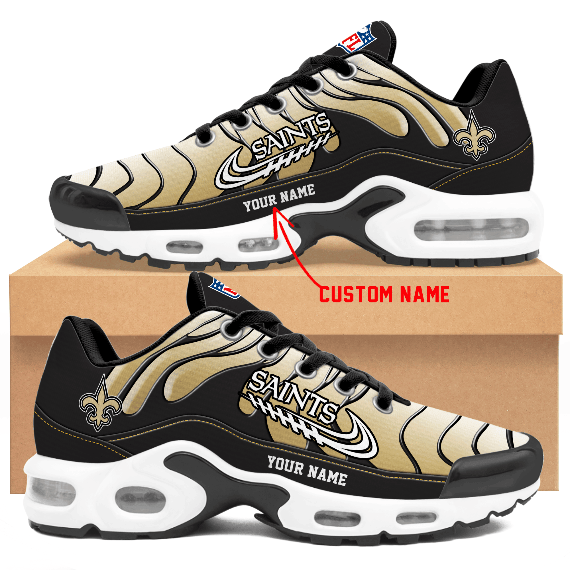 New Orleans Saints TN Shoes Sneakers 2026