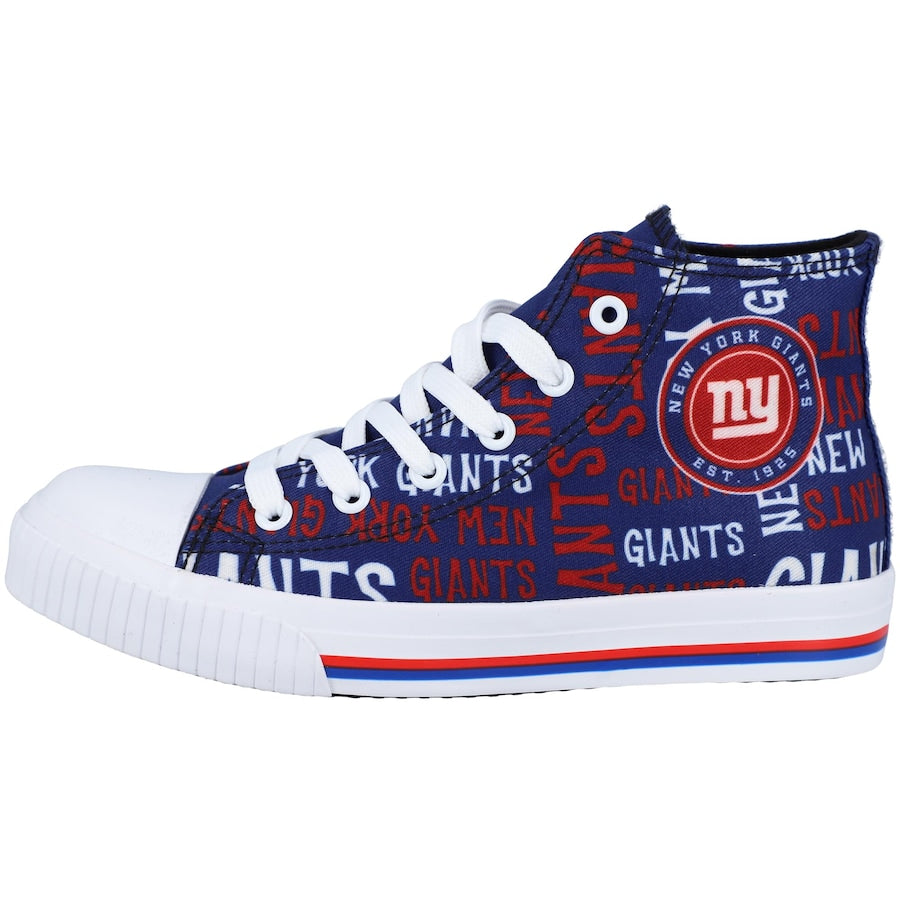 New York Giants High Top Canvas Sneakers Shoes 2026