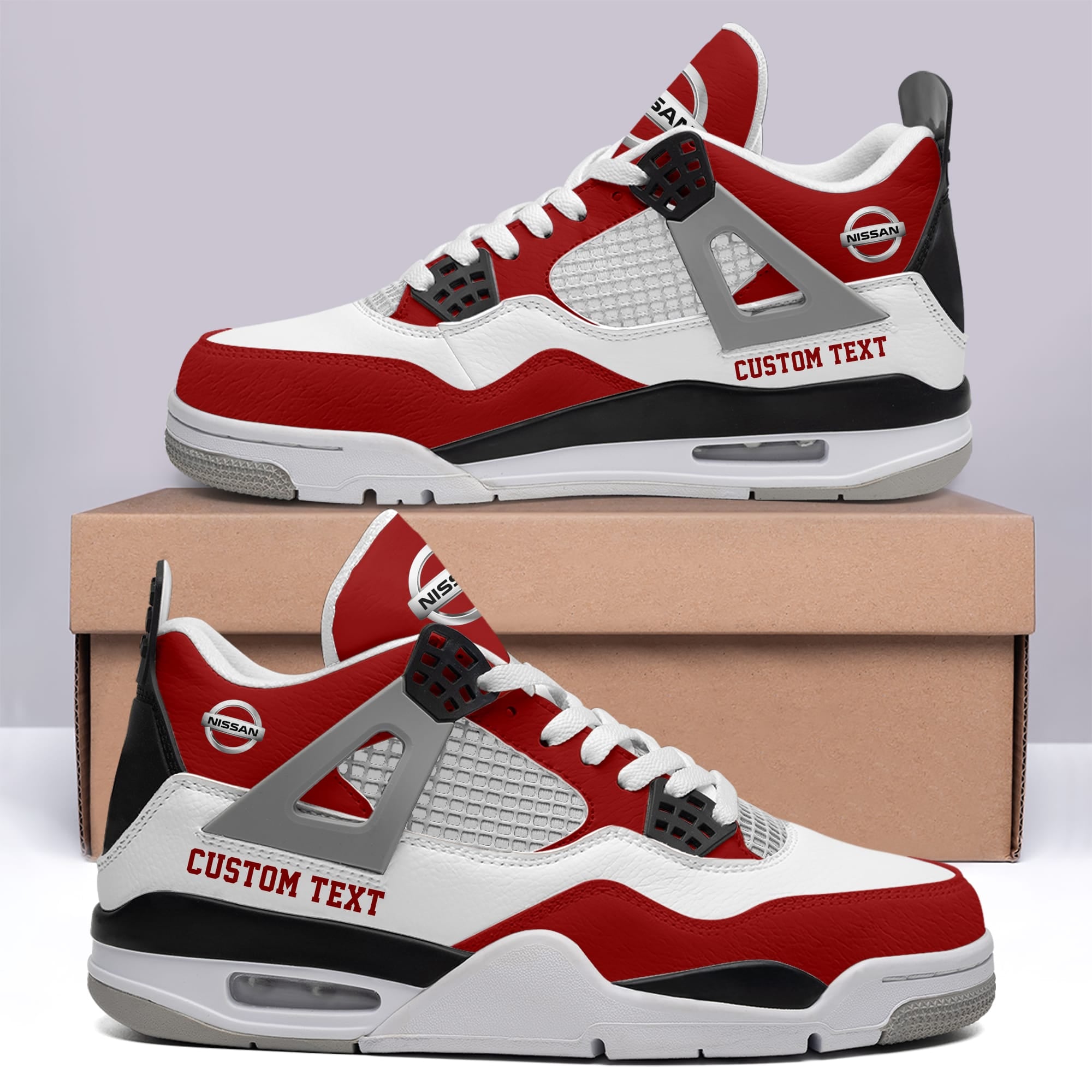 FootgearElite Nissan AJ4 Sneakers Shoes For Men And Women