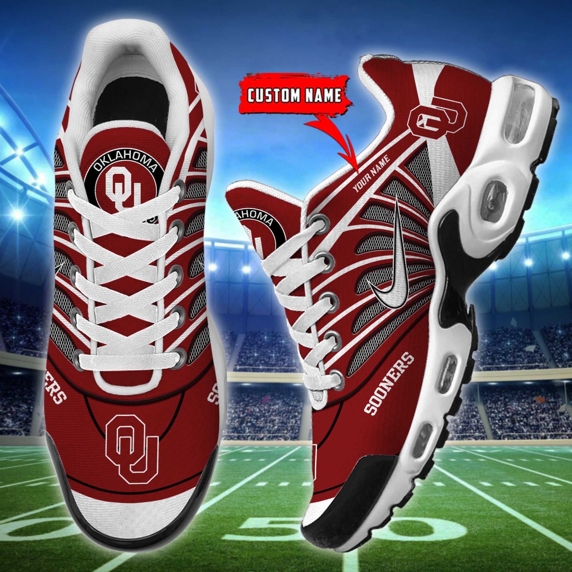 Oklahoma Sooners TN Shoes Sneakers 2026