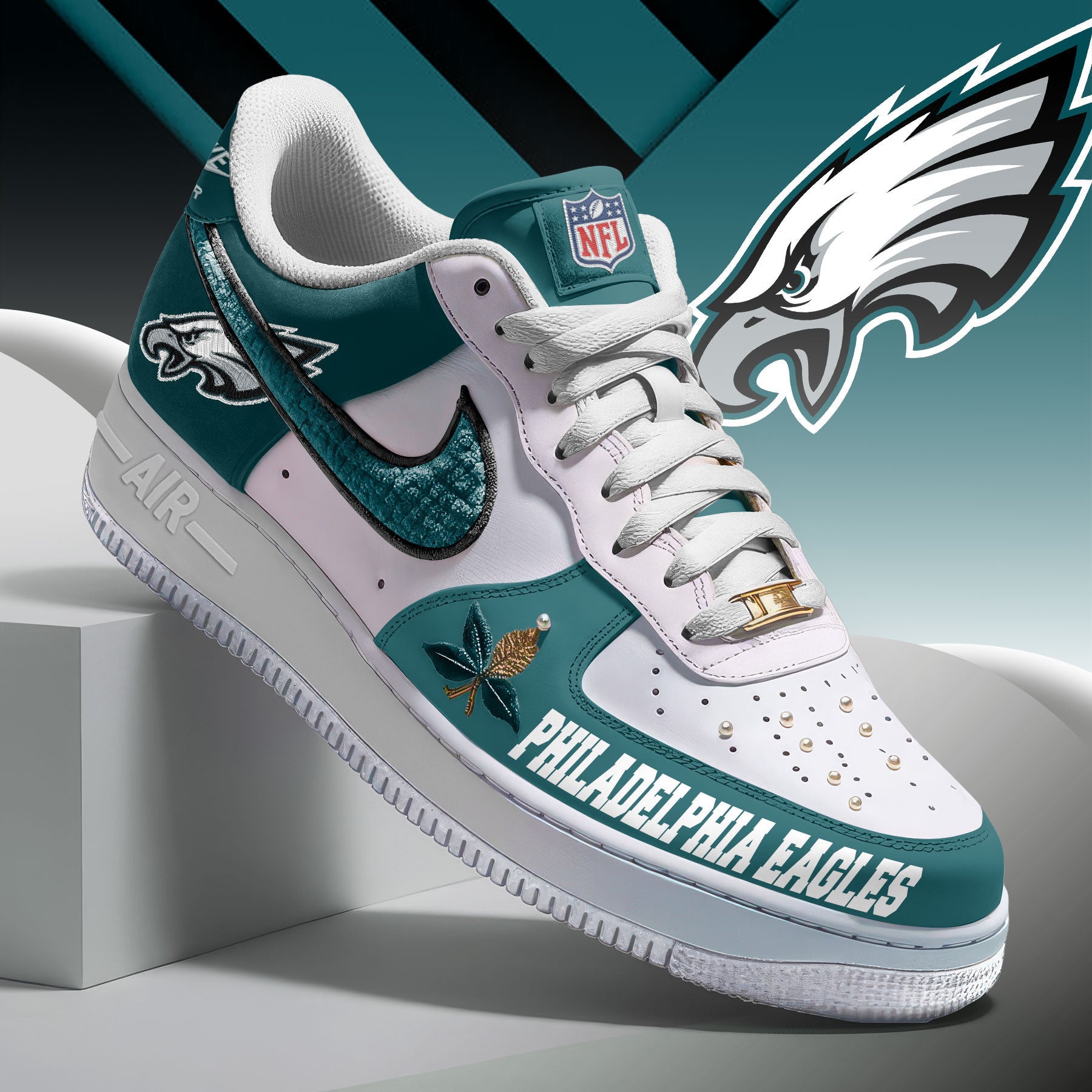 Philadelphia Eagles Air Low-Top Sneakers Shoes 2026