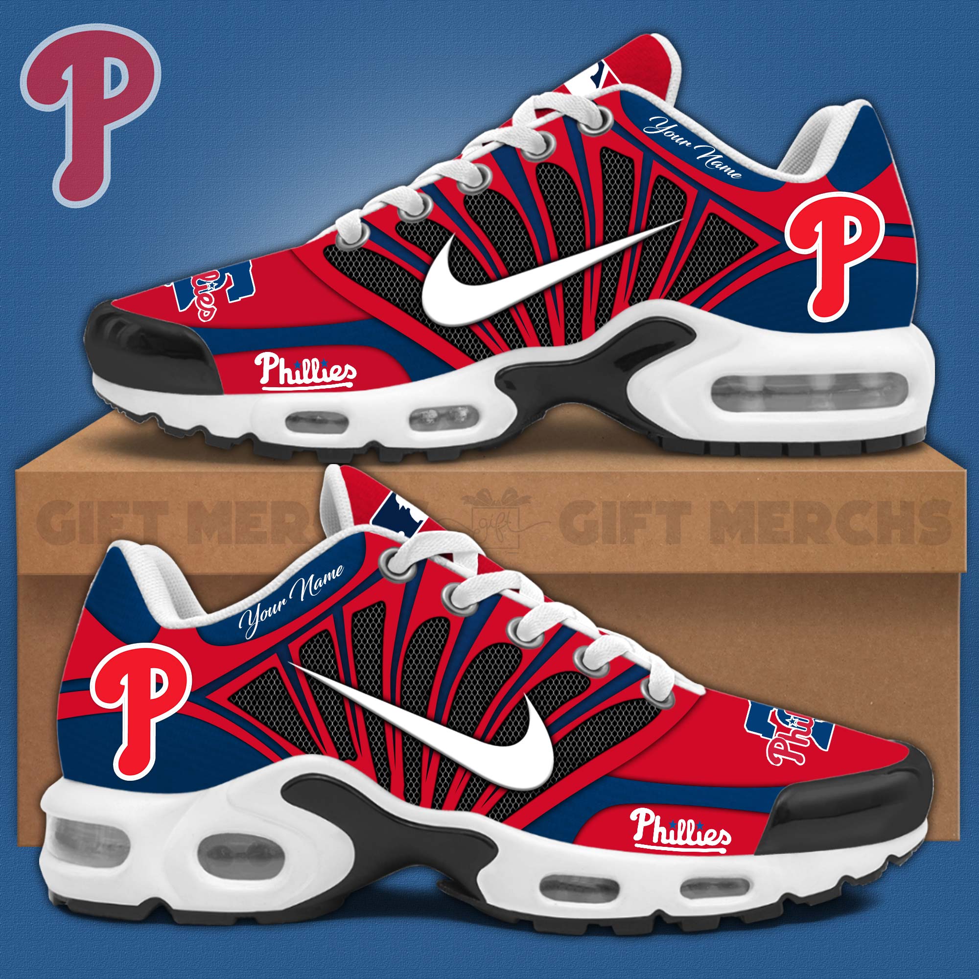 Philadelphia Phillies TN Shoes Sneakers 2026