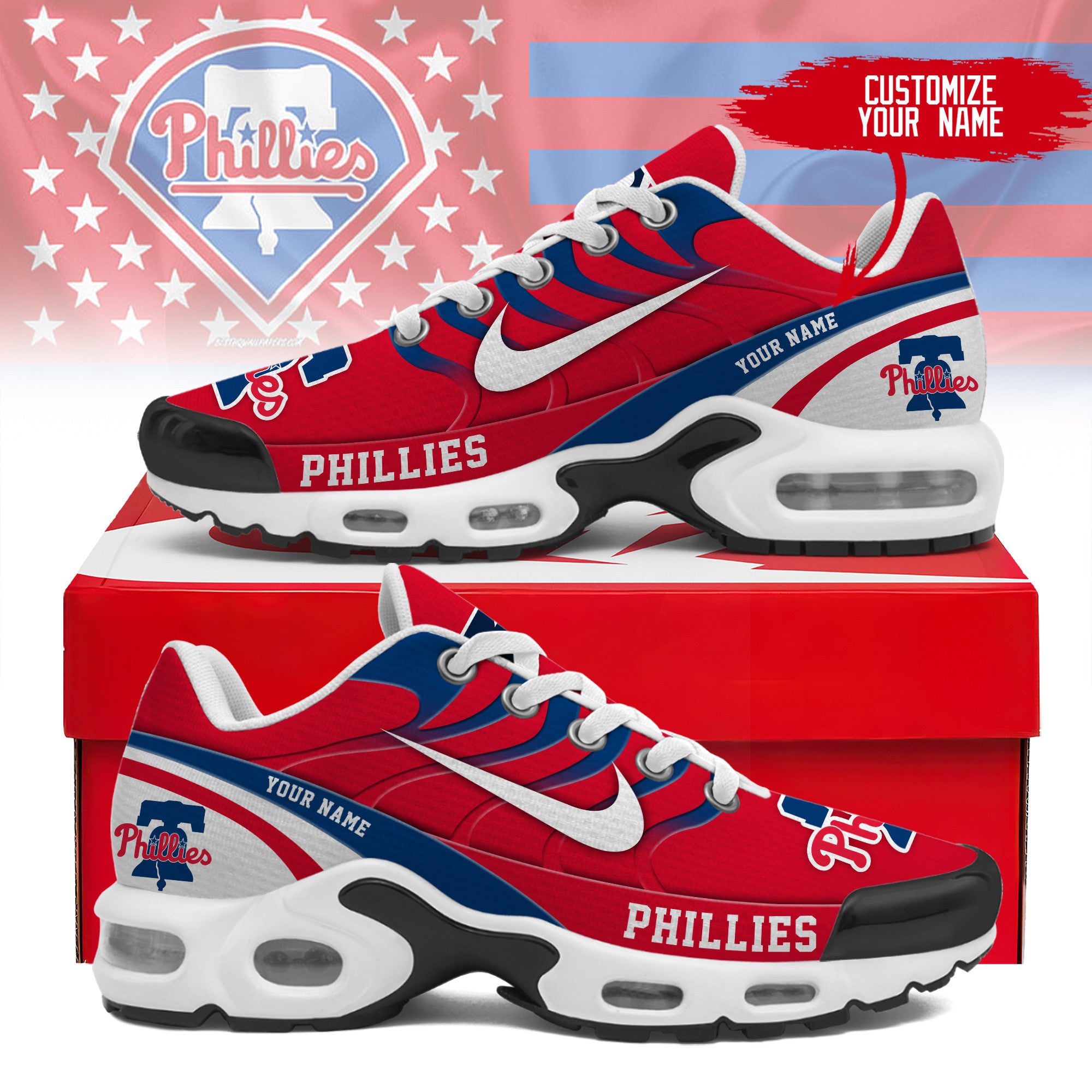 Philadelphia Phillies TN Shoes Sneakers 2026