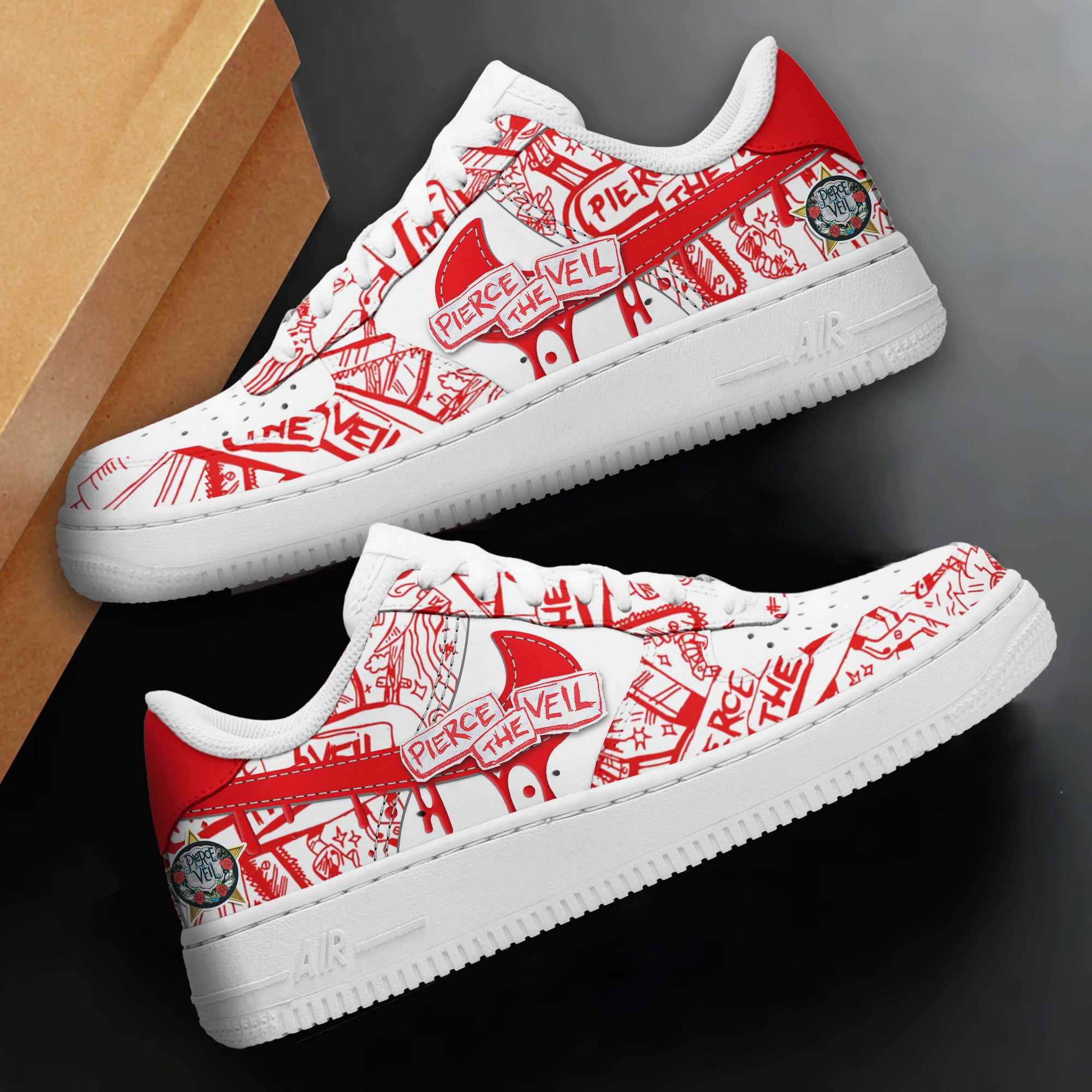 Pierce The Veil Air Low-Top Sneakers Shoes 2026