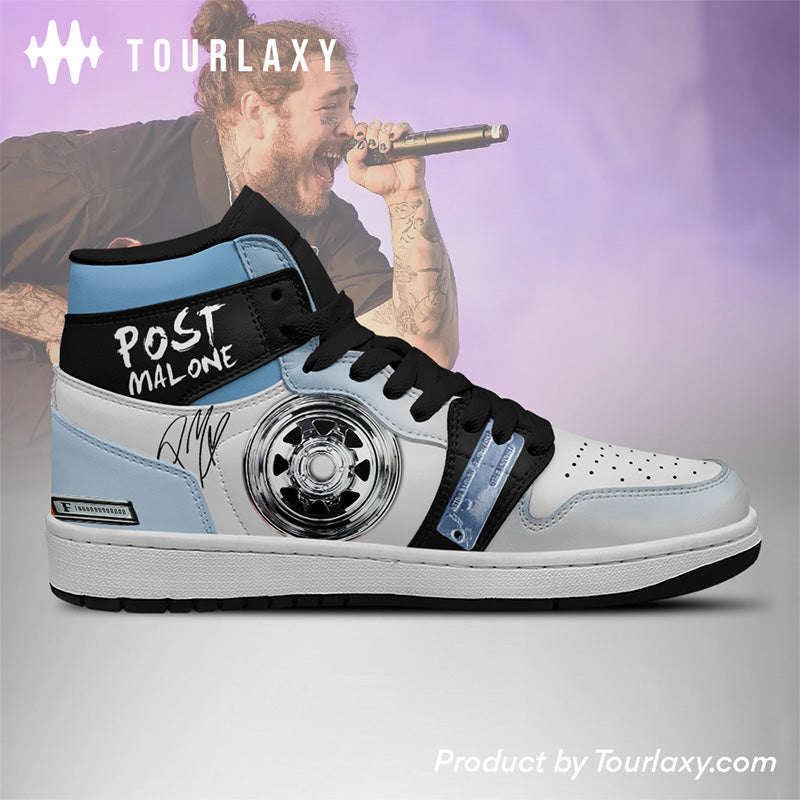 FootgearElite Post Malone AJ1 High Sneakers Shoes For Men And Women