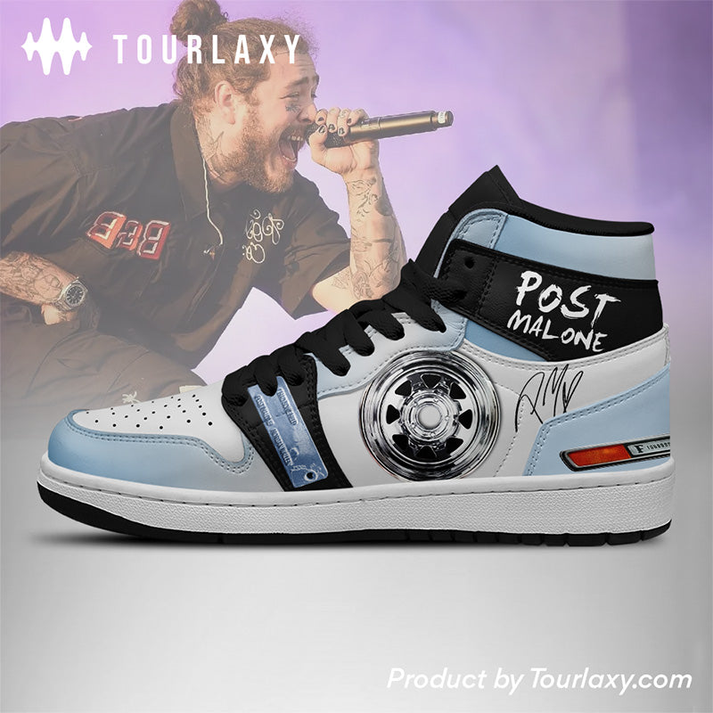 FootgearElite Post Malone AJ1 High Sneakers Shoes For Men And Women