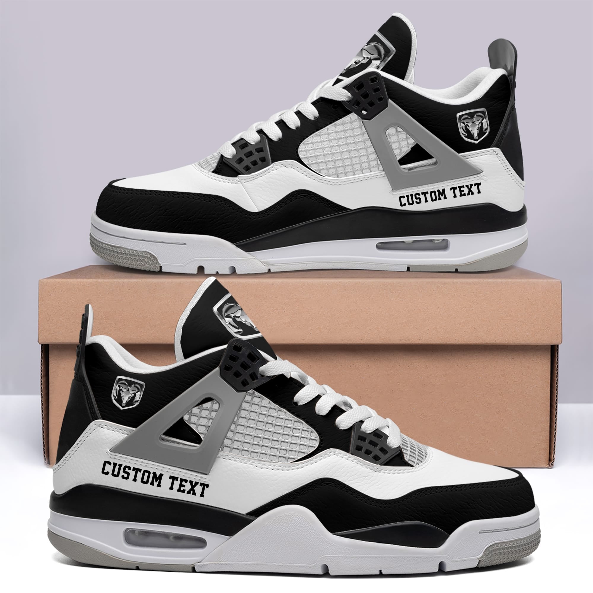 FootgearElite Ram AJ4 Sneakers Shoes For Men And Women