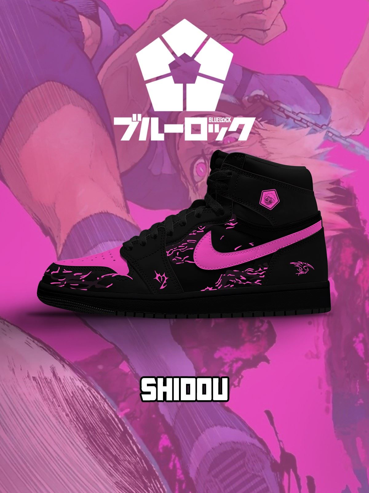 FootGearElite Ryusei Shido  AJ1 High Sneakers Shoes For Men And Women 1