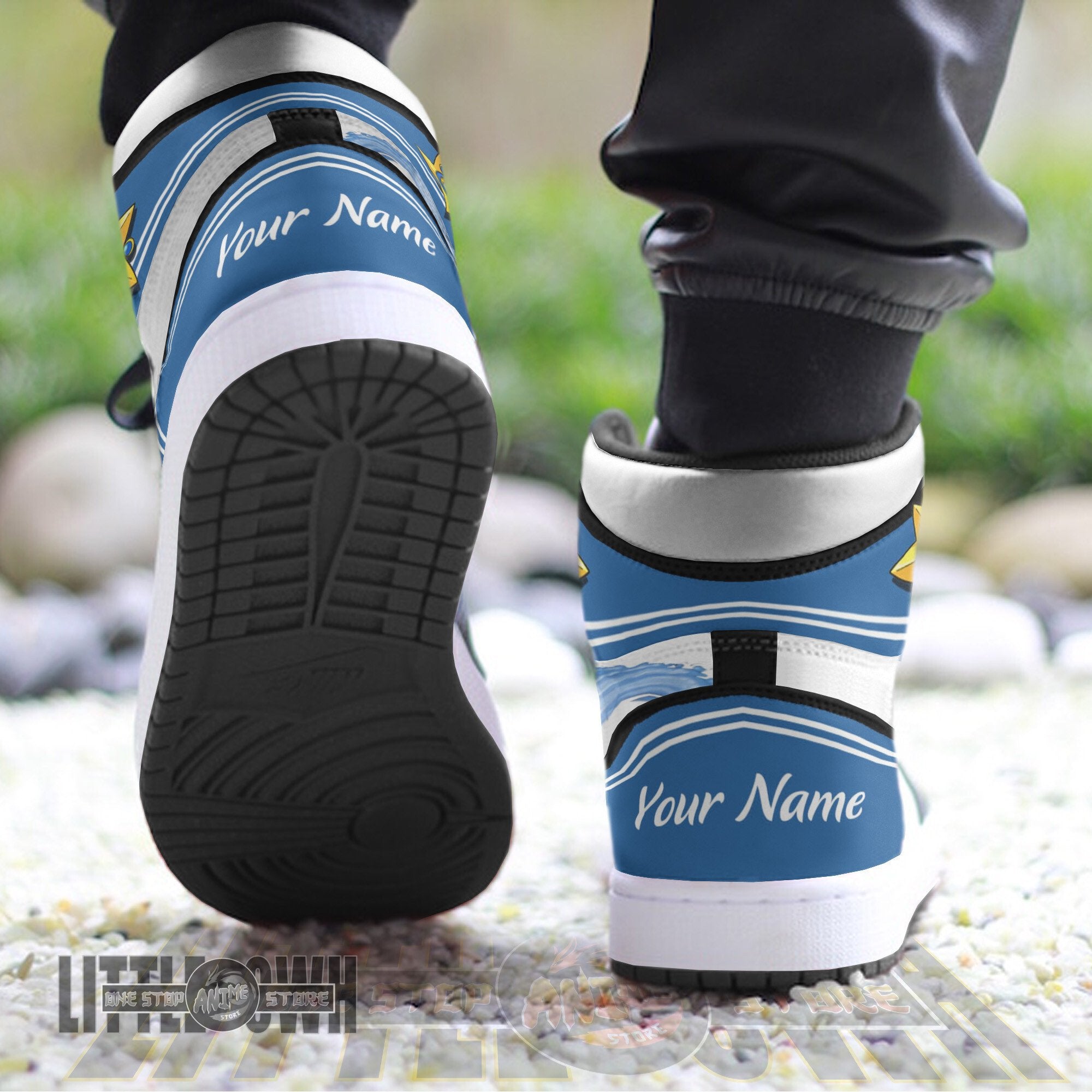 FootgearElite Sailor Mercury AJ1 High Sneakers Shoes For Men And Women