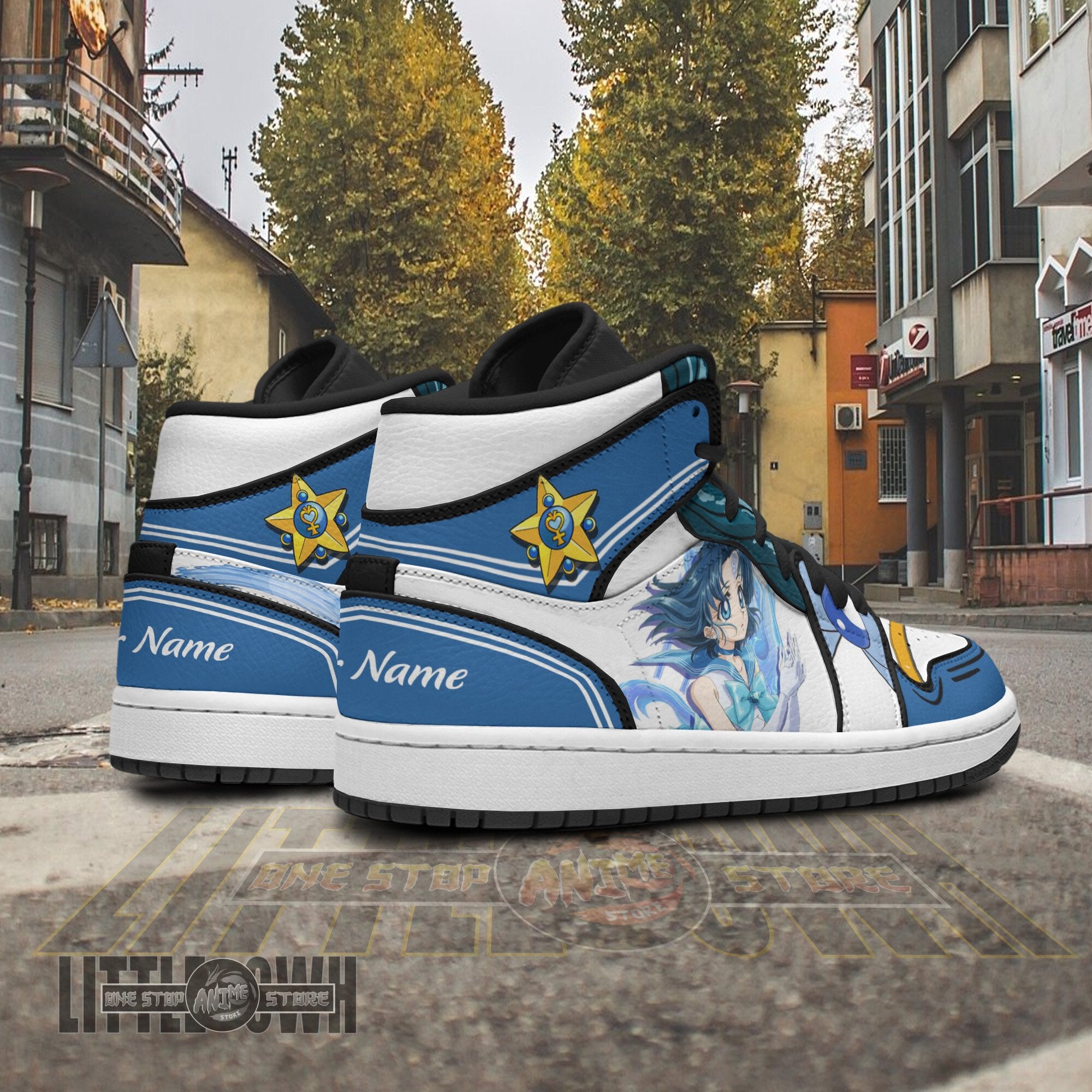 FootgearElite Sailor Mercury AJ1 High Sneakers Shoes For Men And Women