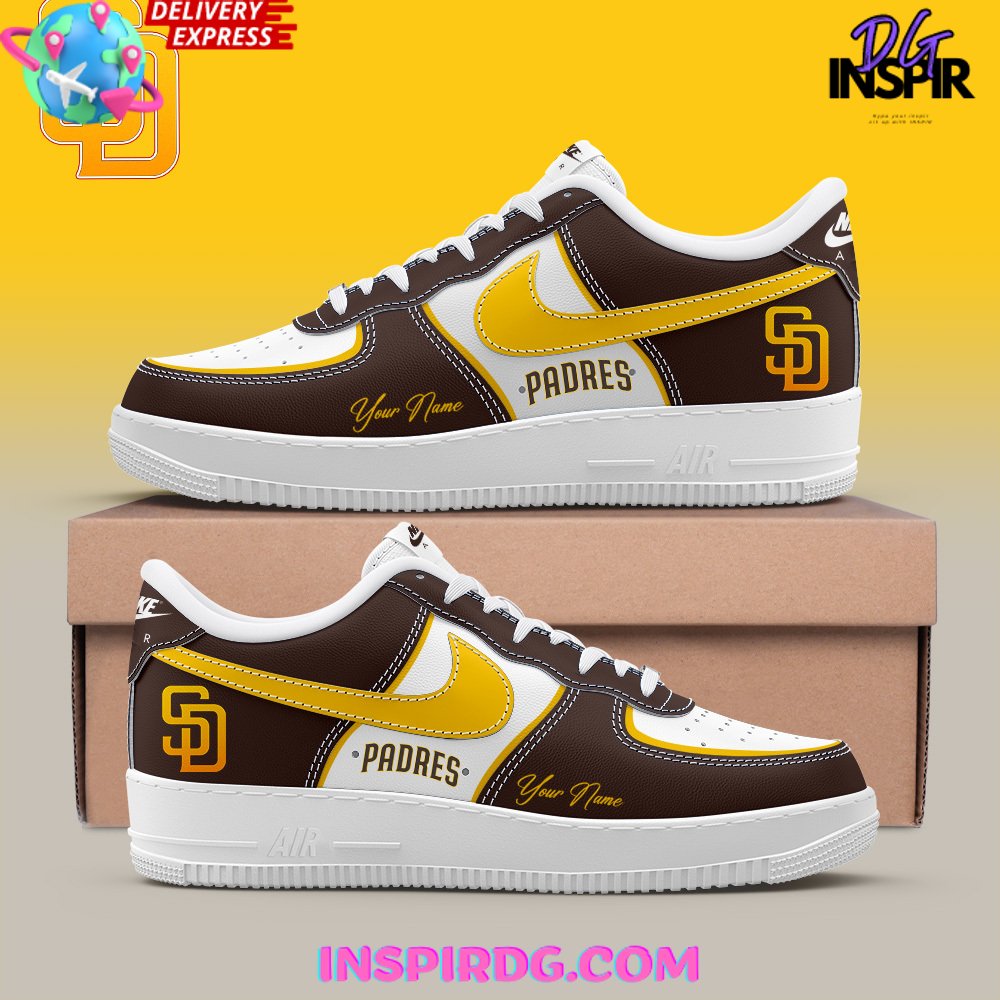 FootgearElite San Diego Padres Air Low-Top Sneakers Shoes For Men And Women 1