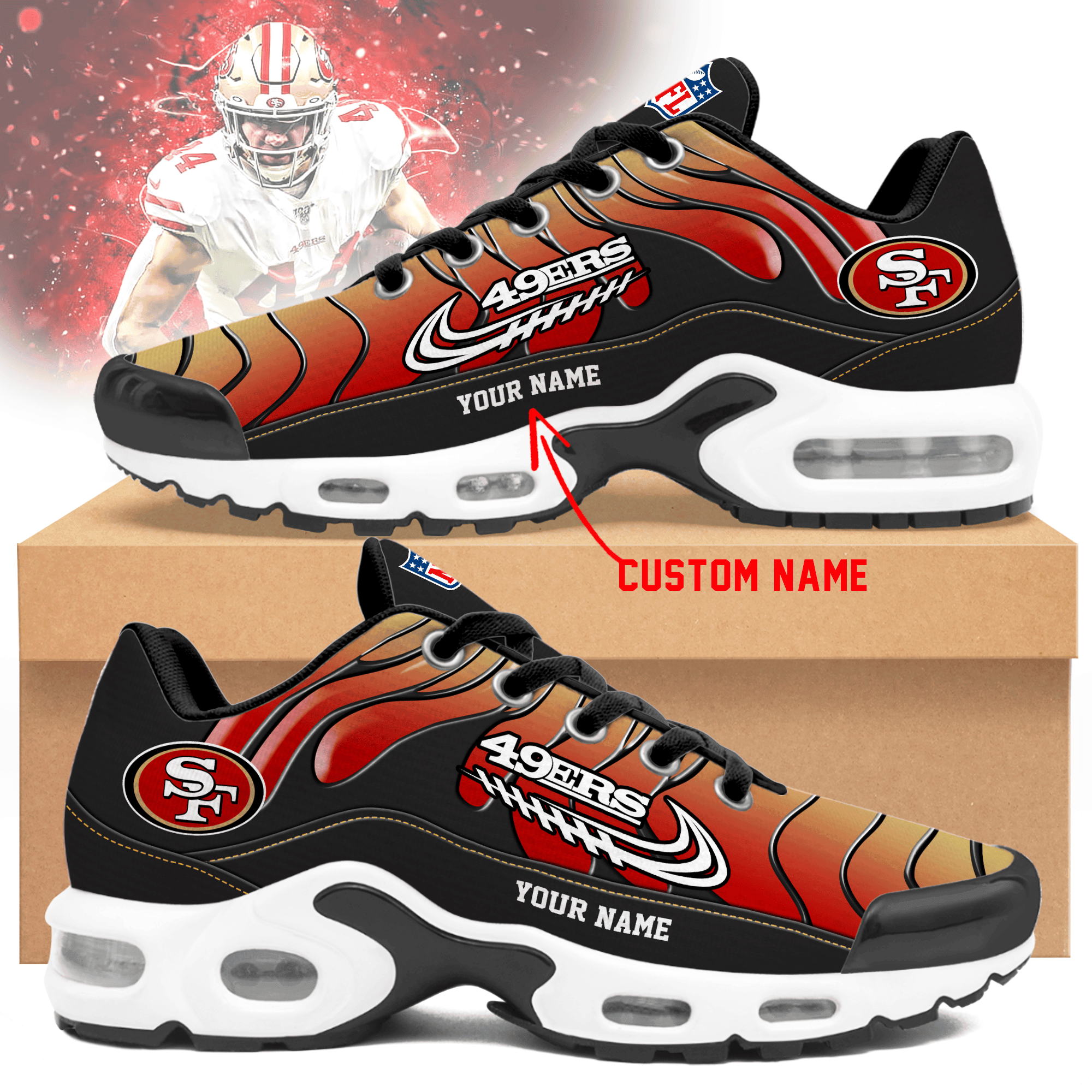 San Francisco 49ers TN Shoes Sneakers 2026