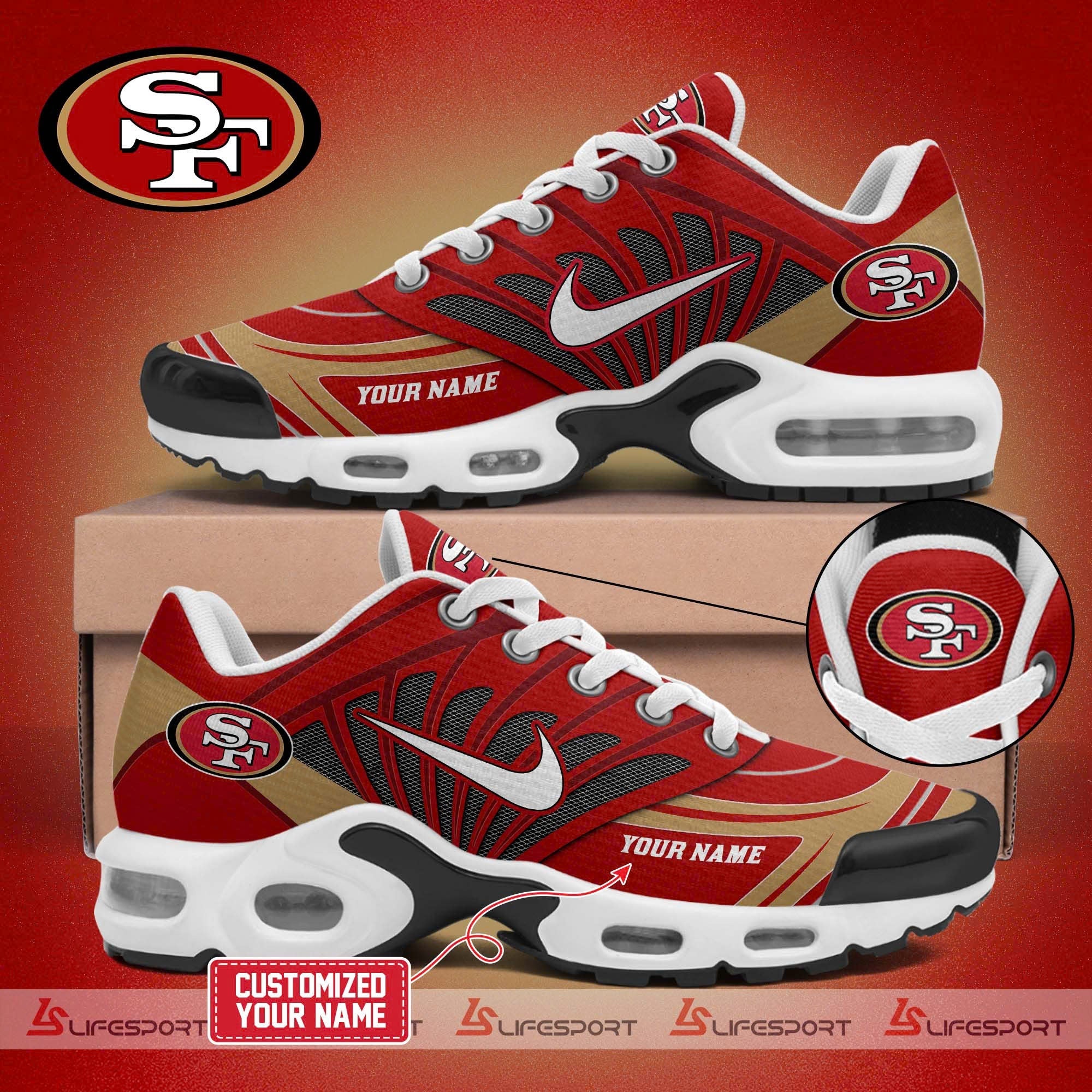 San Francisco 49ers TN Shoes Sneakers 2026
