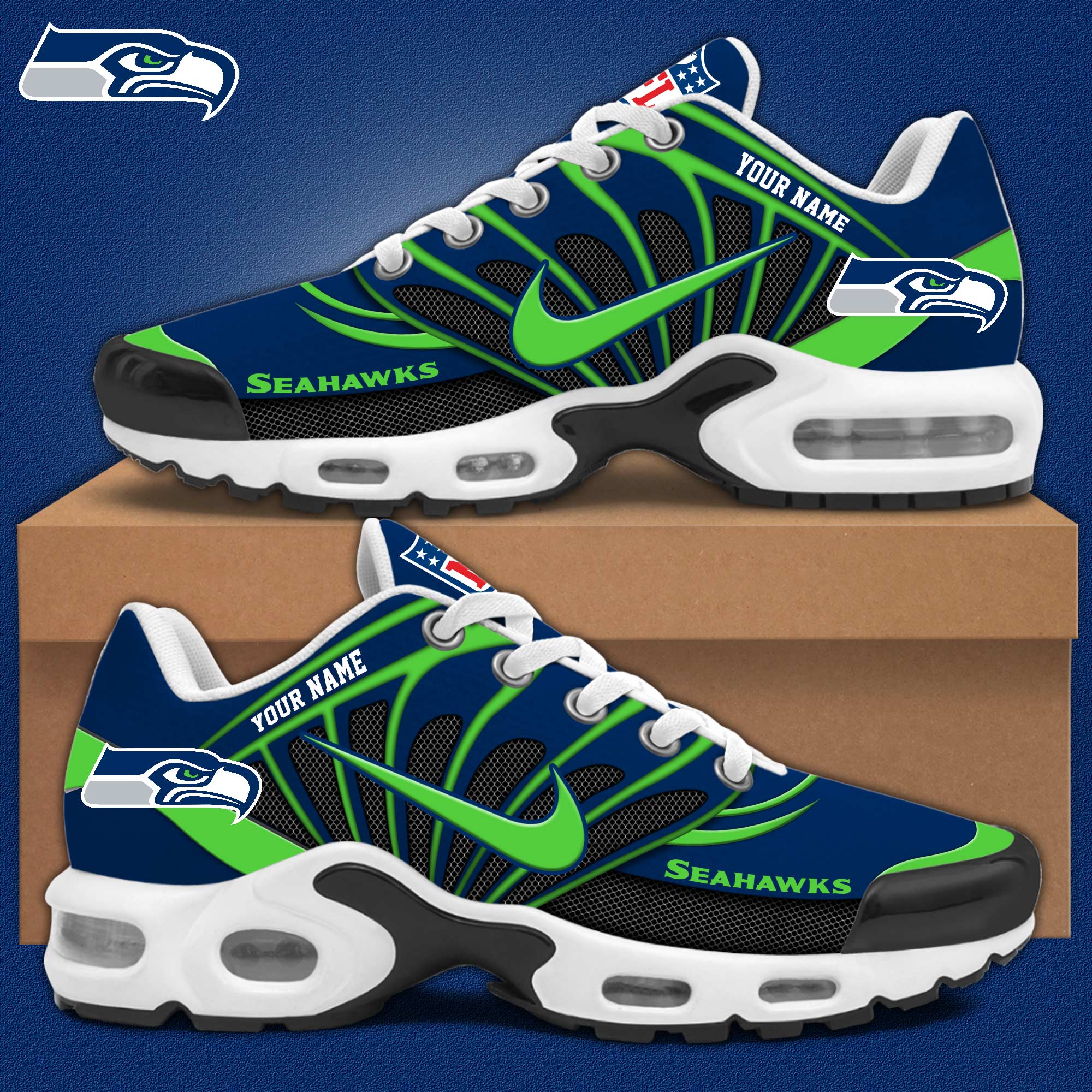 Seattle Seahawks TN Shoes Sneakers 2026