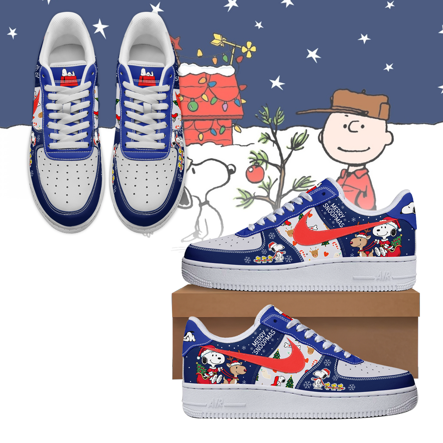 Snoopy x Christmas Air Low-Top Sneakers Shoes 2026