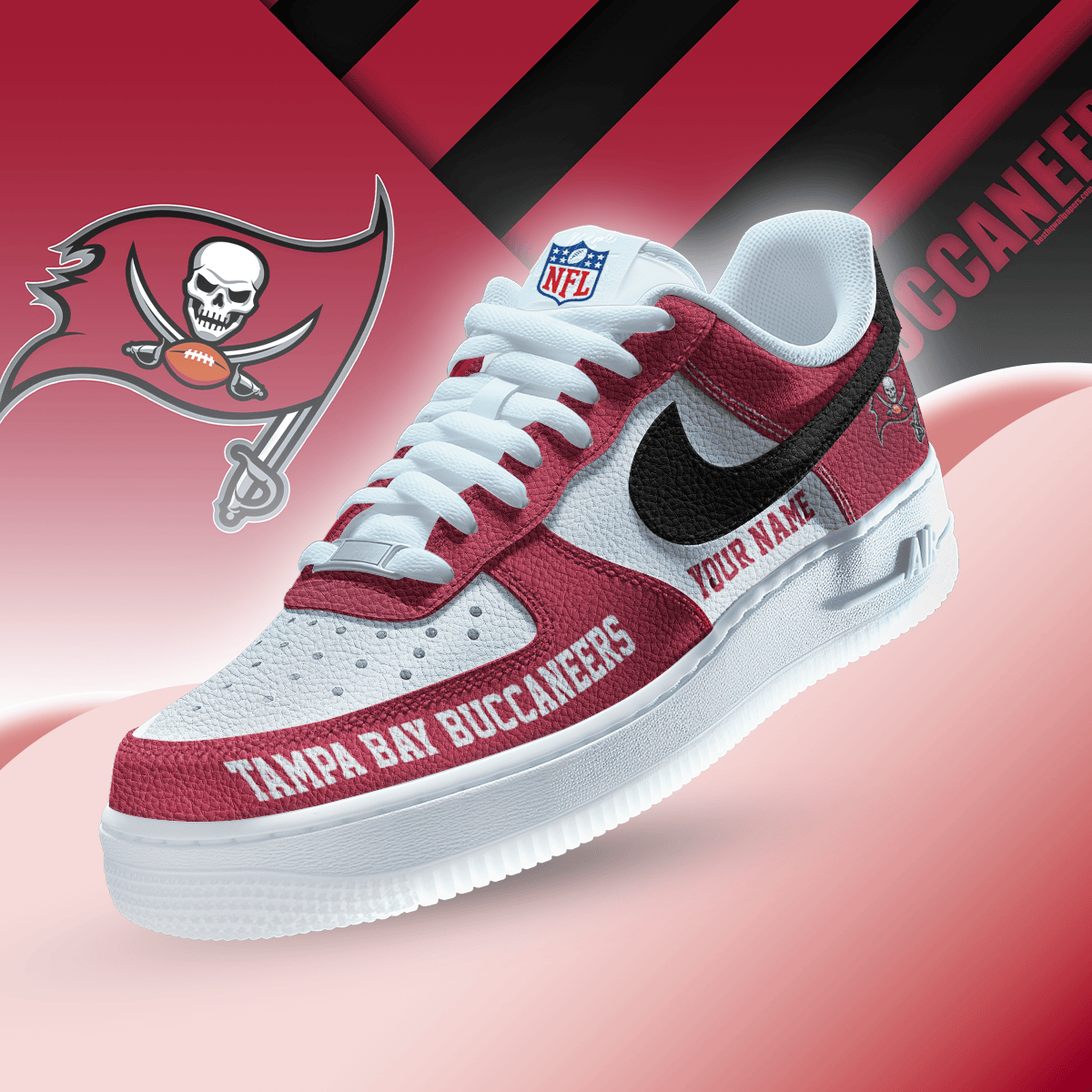 Tampa Bay Buccaneers Air Low-Top Sneakers Shoes 2026