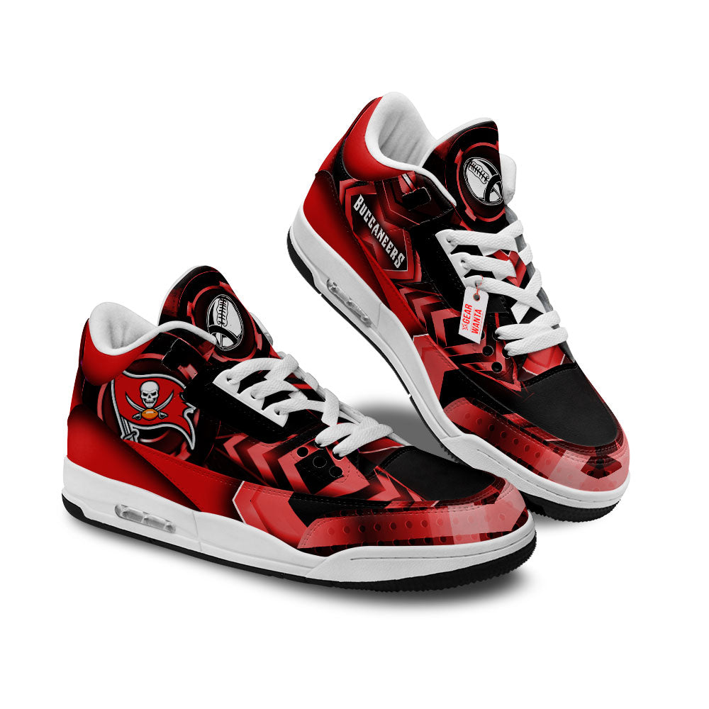 FootgearElite Tampa Bay Buccaneers AJ3 Sneakers Shoes For Men And Women