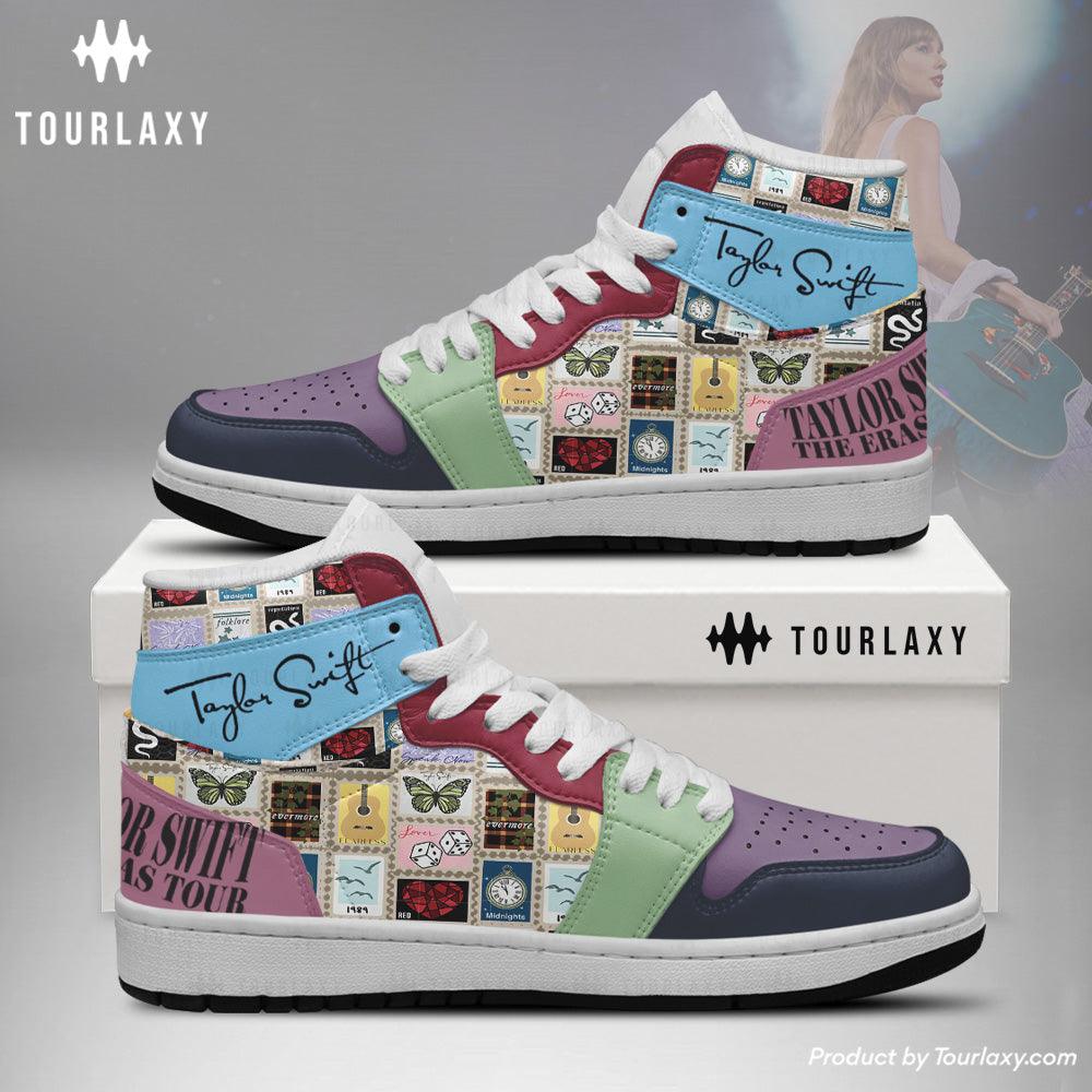 FootgearElite Taylor Swift AJ1 High Sneakers Shoes For Men And Women