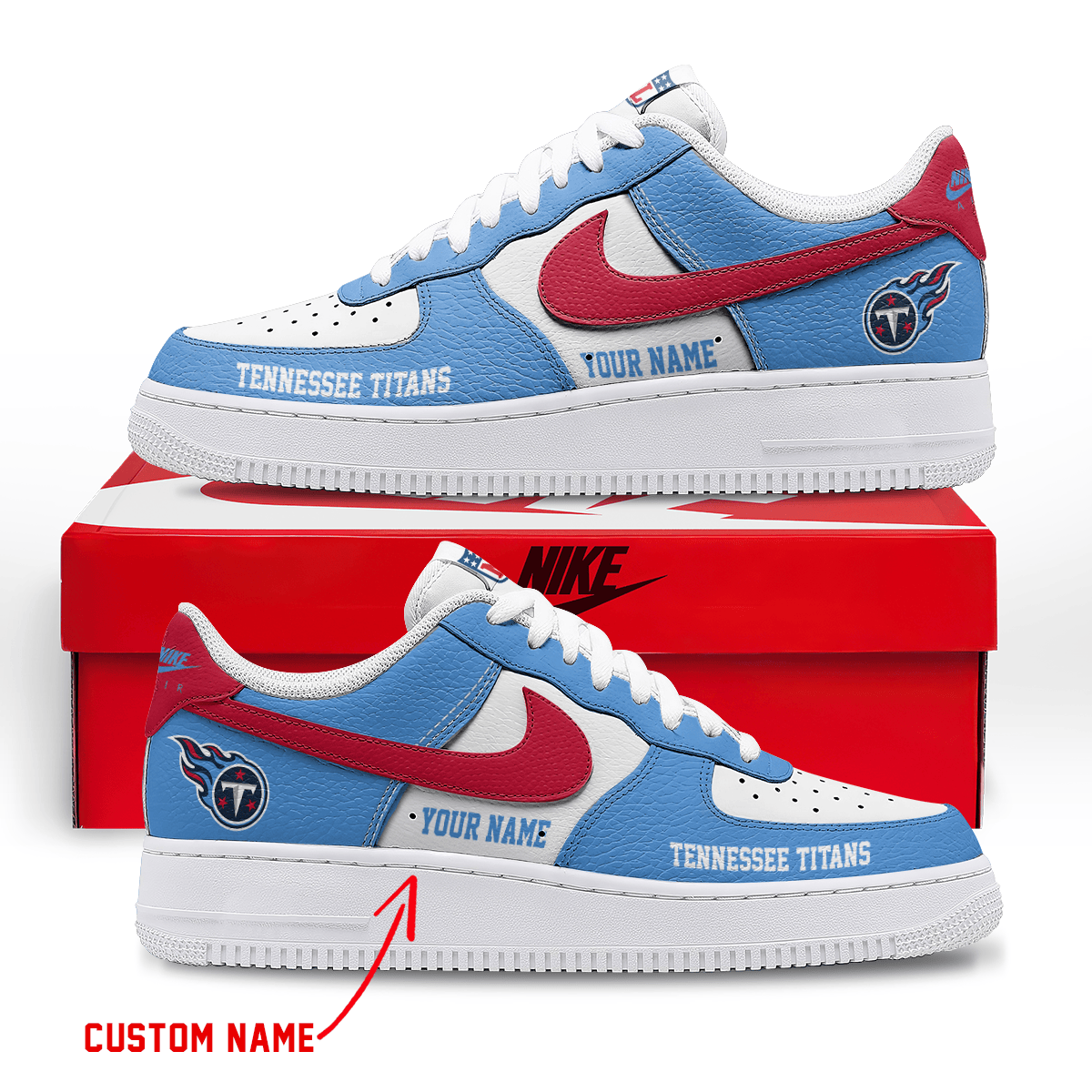 Tennessee Titans Air Low-Top Sneakers Shoes 2026